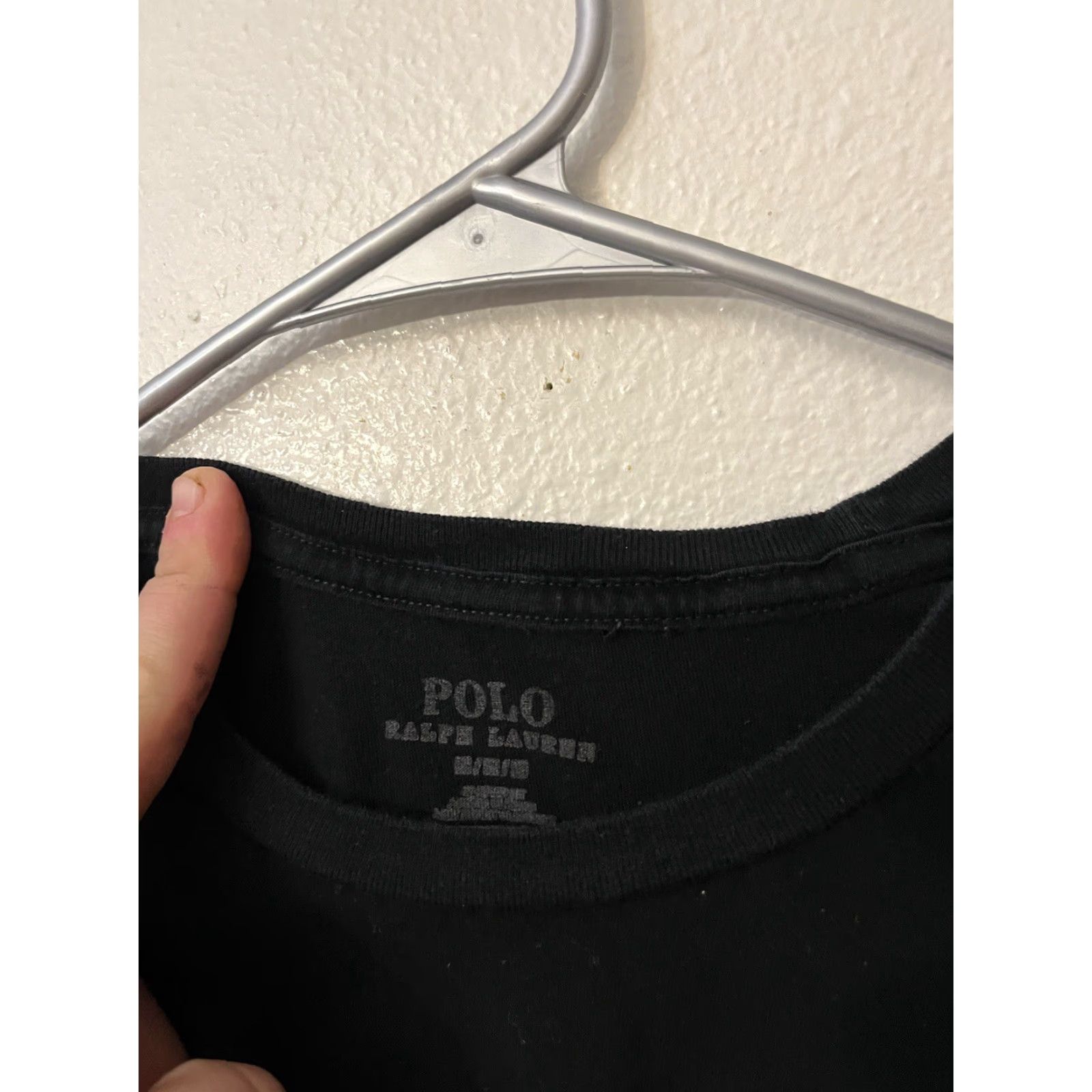 Polo Ralph Lauren Polo Ralph Lauren Sleepwear Shirt Men M Black Cotton Knit Crew/V-Neck Sleep Shirt EUC Top Size US M / EU 48-50 / 2 - 3 Thumbnail