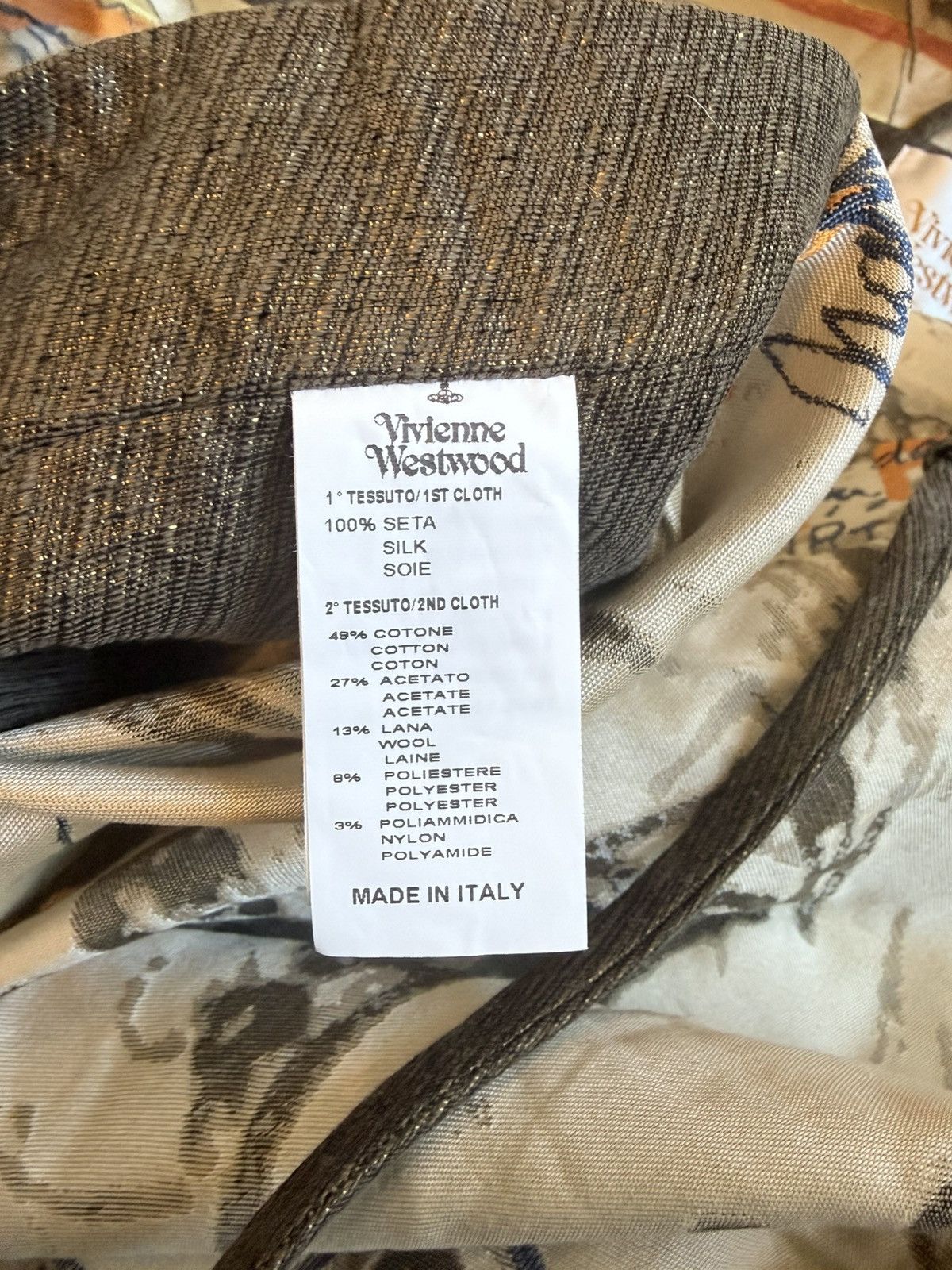 Vivienne Westwood Vivienne Westwood Gold Label 2010 Silk Archive Cape Size ONE SIZE - 5 Thumbnail