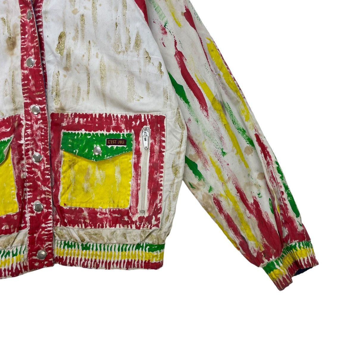 Handmade Custom Made Garfield Rastafari Bob Marley Jacket Size M / US 6-8 / IT 42-44 - 6 Thumbnail
