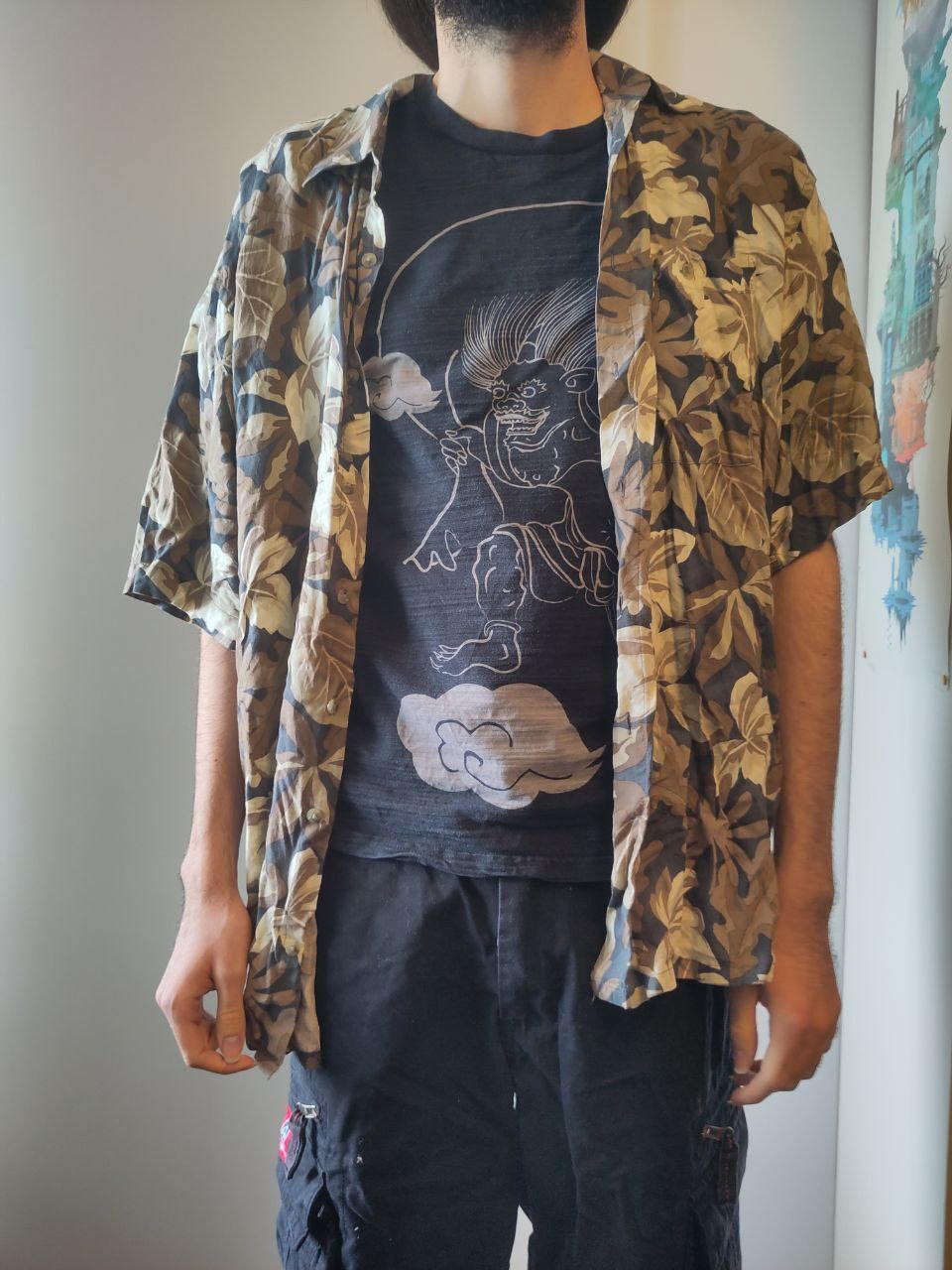 Pierre Cardin Earth tones Hawaiian / Aloha shirt Size US XL / EU 56 / 4 - 1 Thumbnail
