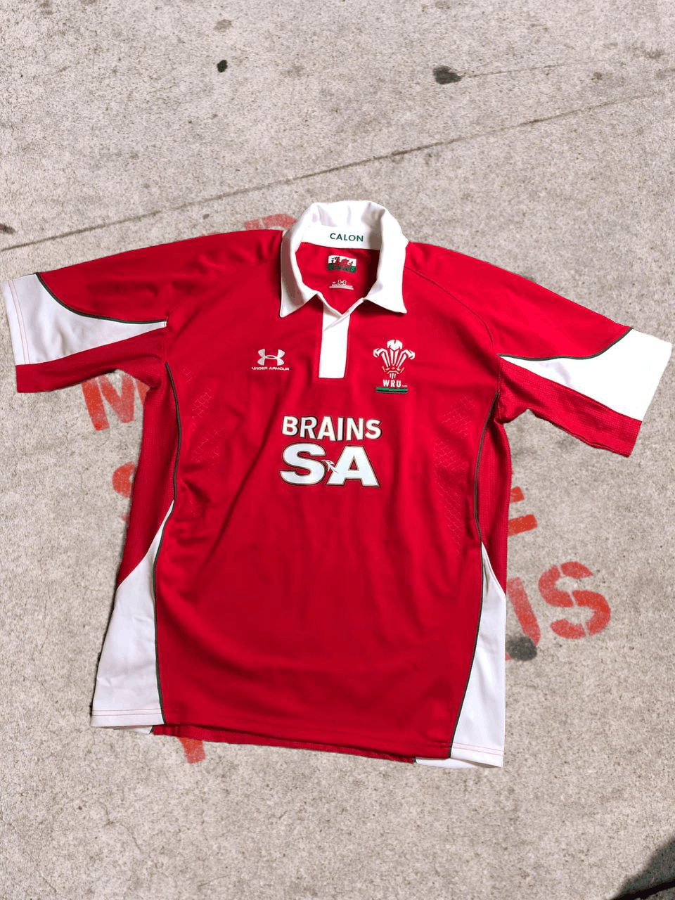 Under Armour WALES RUGBY UNION SHIRT UNDER ARMOUR Size US L / EU 52-54 / 3 - 1 Thumbnail