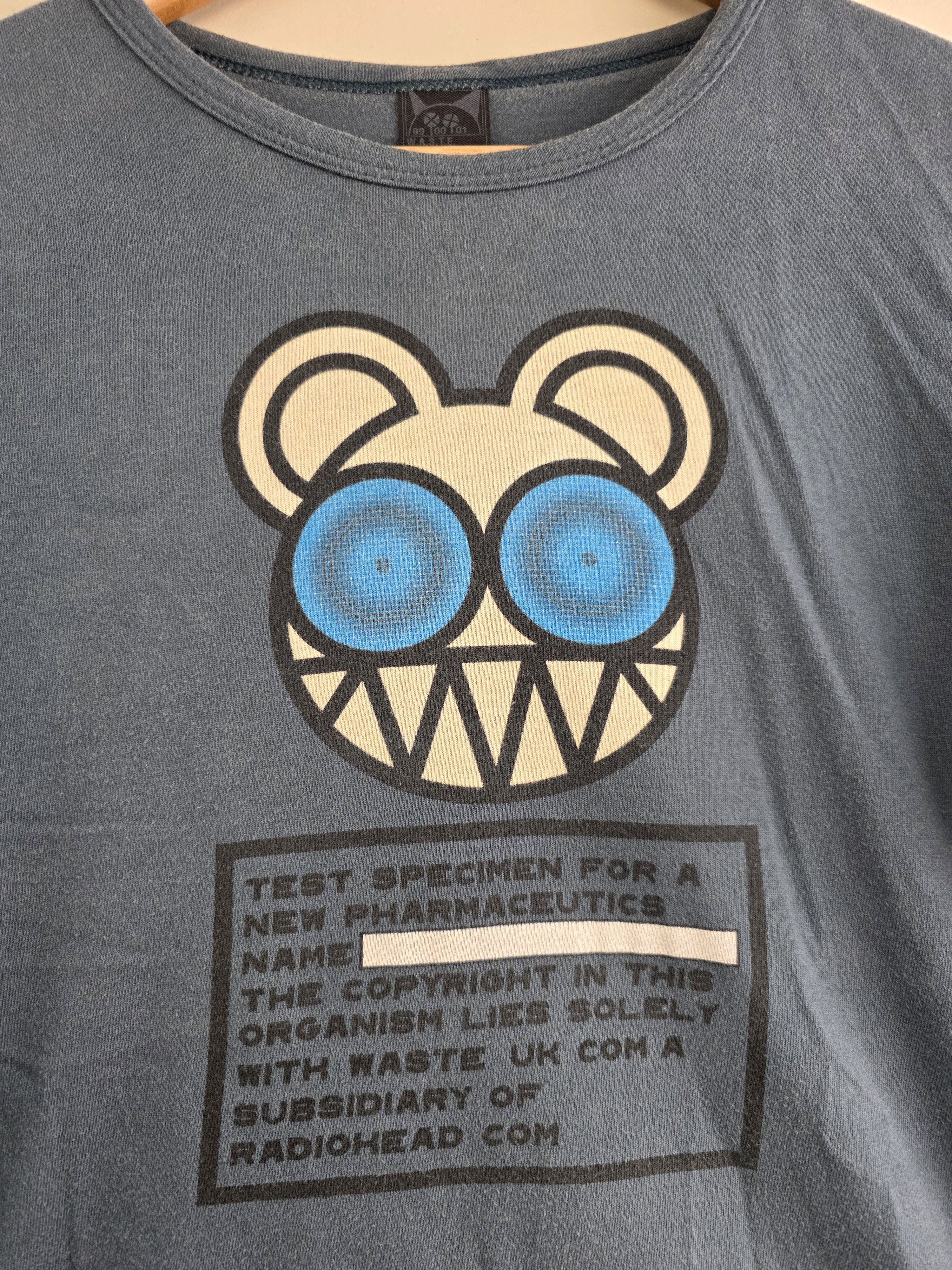 Band Tees × Vintage 2000 Radiohead Kid A M 20.5" 26.5" Size US L / EU 52-54 / 3 - 3 Thumbnail