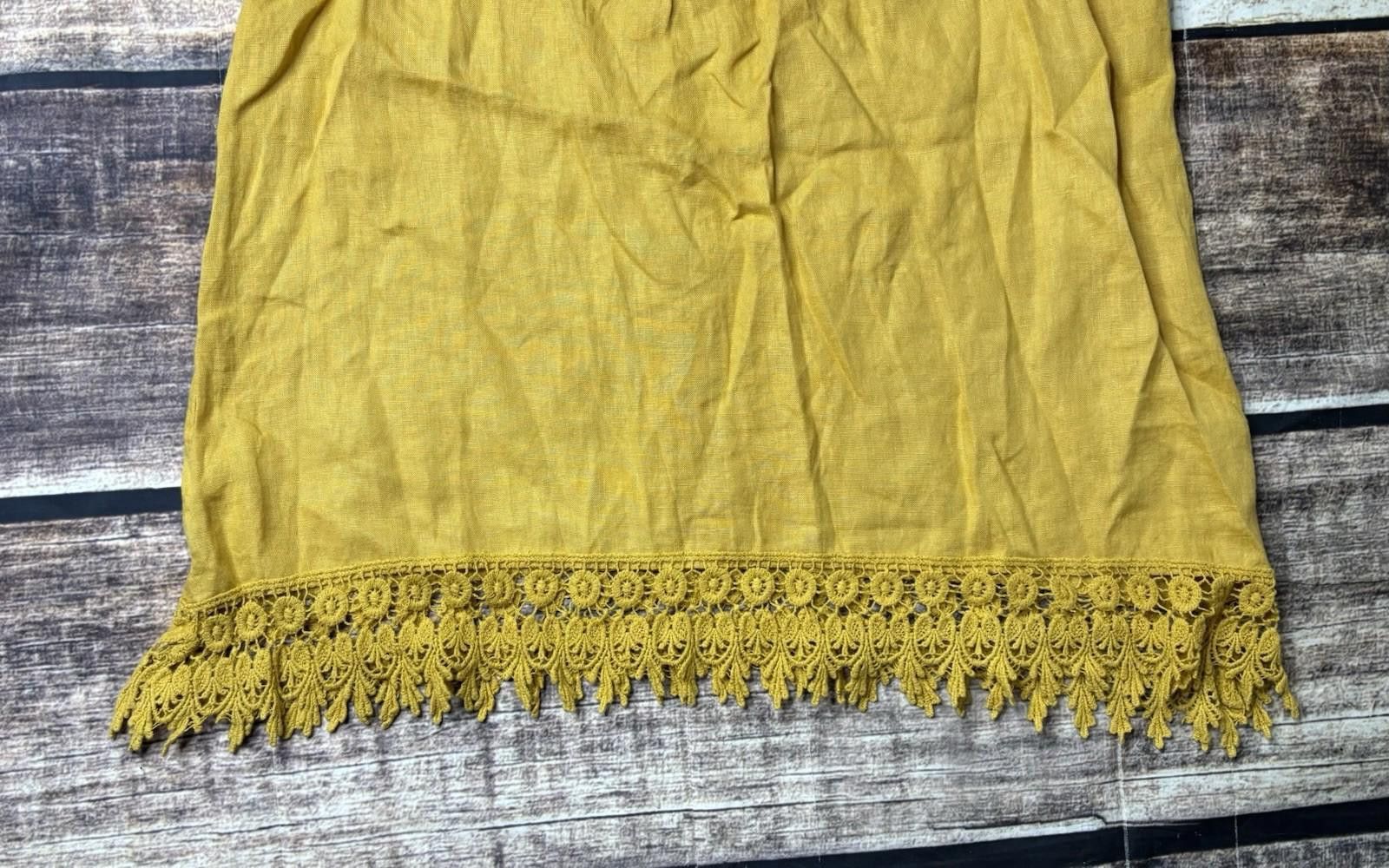 Other Terzo Millennio Top Womens Large Linen Made in Italy Crochet Size L / US 10 / IT 46 - 7 Thumbnail