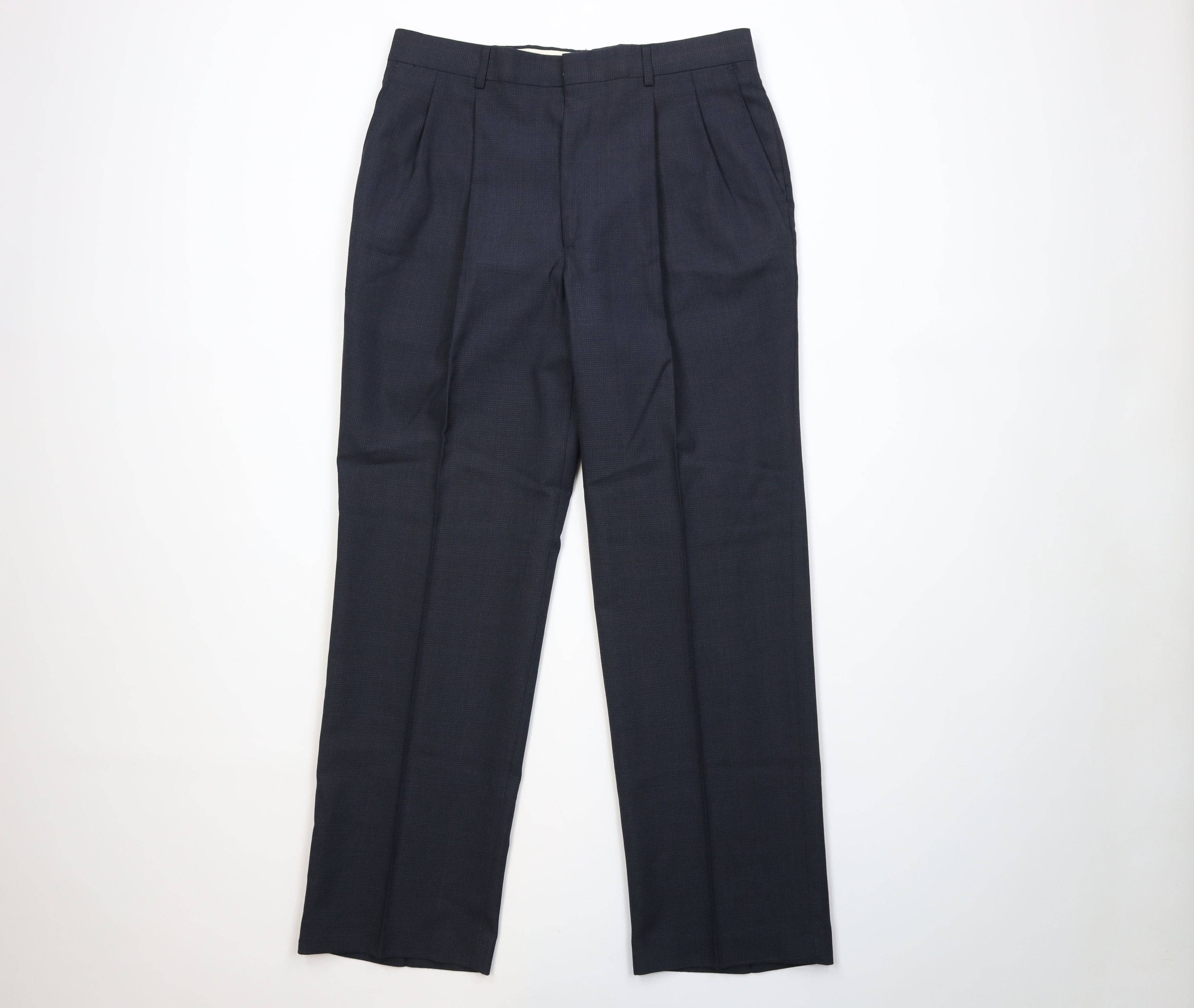 Vintage 90s Streetwear Blend Knit Wide Leg Chino Pants USA