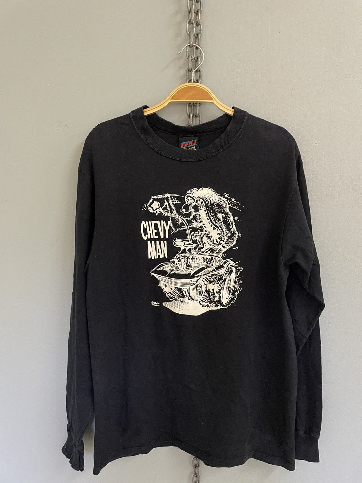 Vintage Vintage 90s Chevy Man Rat fink t shirt Size US M / EU 48-50 / 2 - 1 Thumbnail