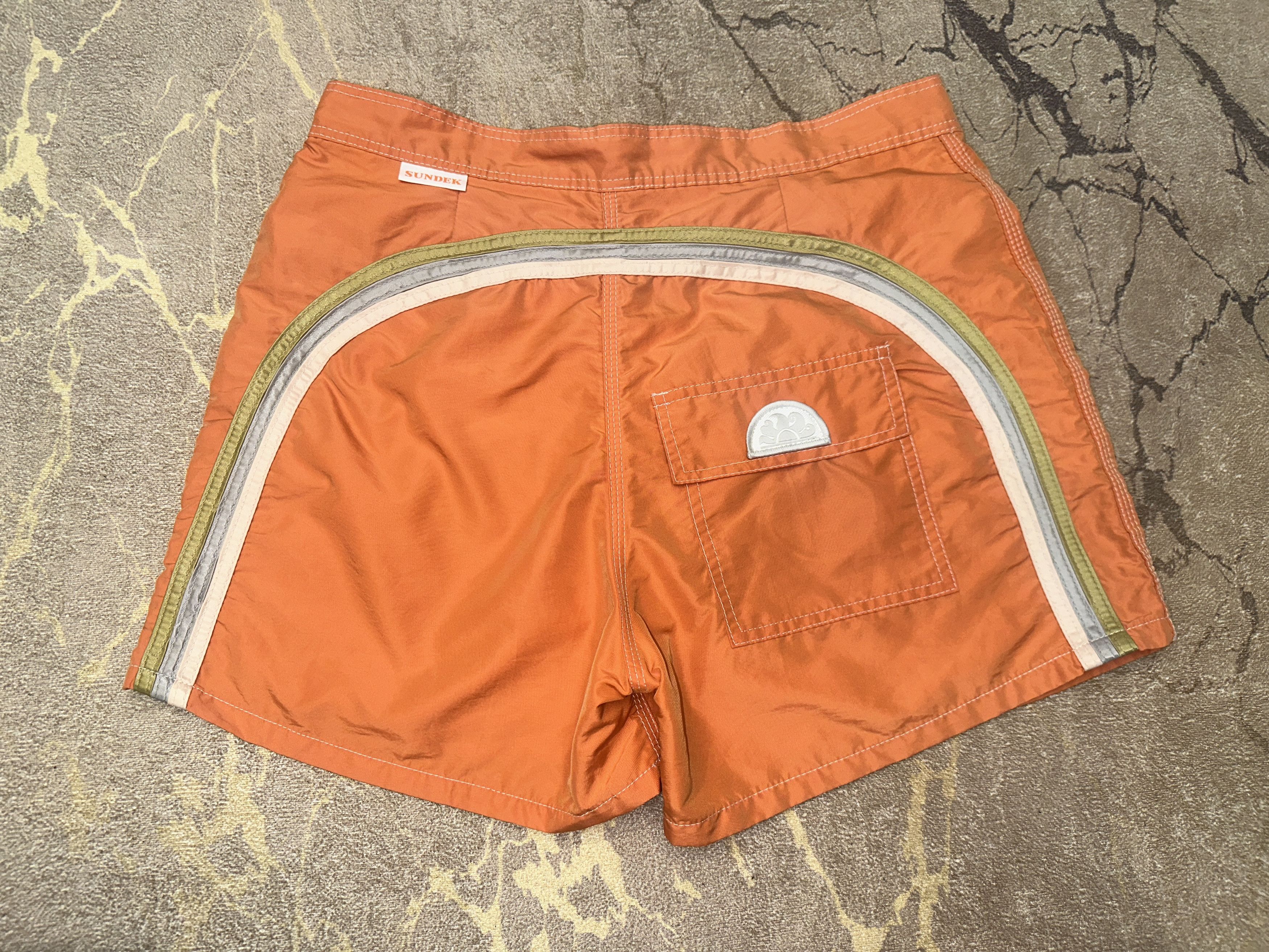 Sundek Metallic Sundek 31 Beach Board Shorts Trunks Bath Size 31 S Size US 31 - 1 Thumbnail