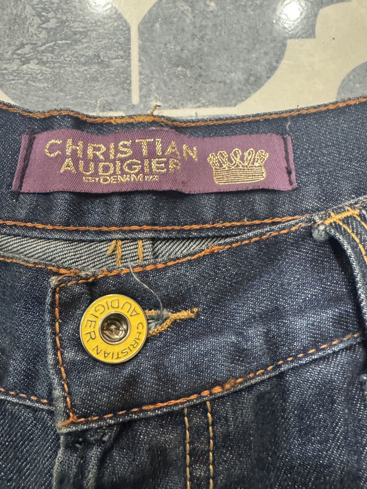 Christian Audigier *VERY RARE* LIMITED EDITION CHRISTIAN AUDIGIER SHORTS Size US 34 / EU 50 - 5 Thumbnail