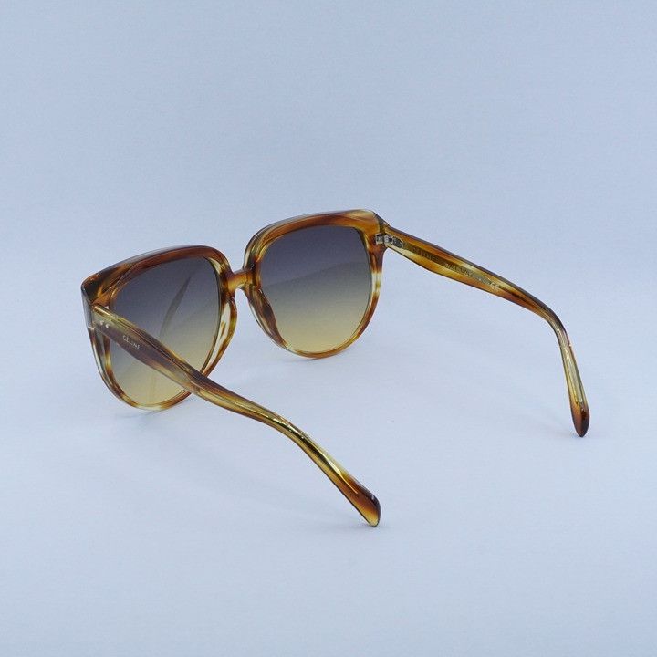 Celine Celine CL40048I 56B Women Sunglasses Havana Cat Eye Frame Size ONE SIZE - 10 Thumbnail