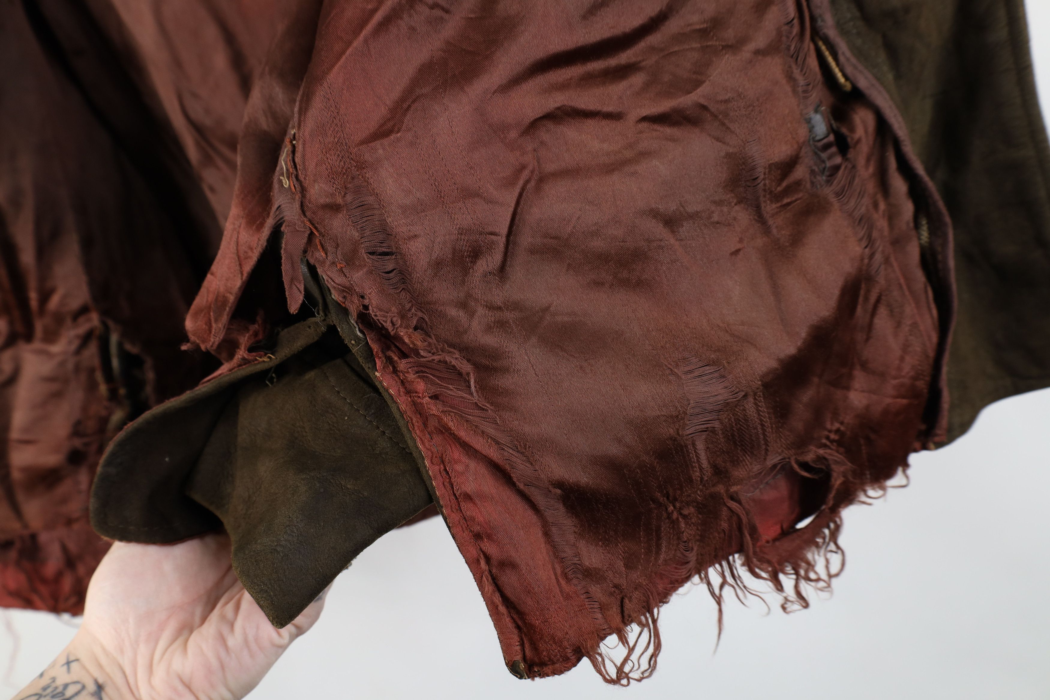 Vintage Vintage 60s 70s Streetwear Suede Leather Jacket Brown Size M / US 6-8 / IT 42-44 - 12 Thumbnail