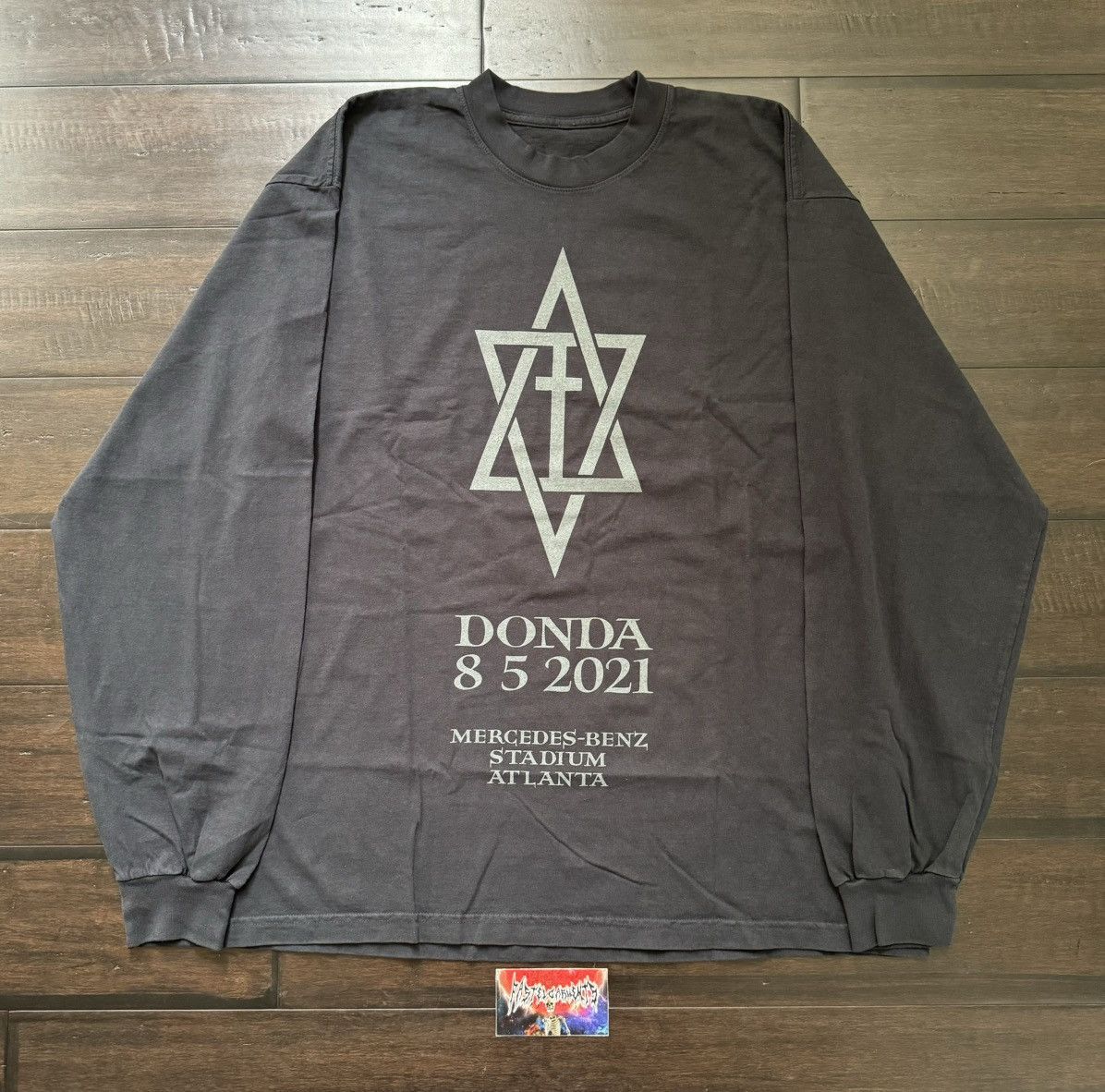 Kanye West Donda Album Listening Party Atlanta Tee Black