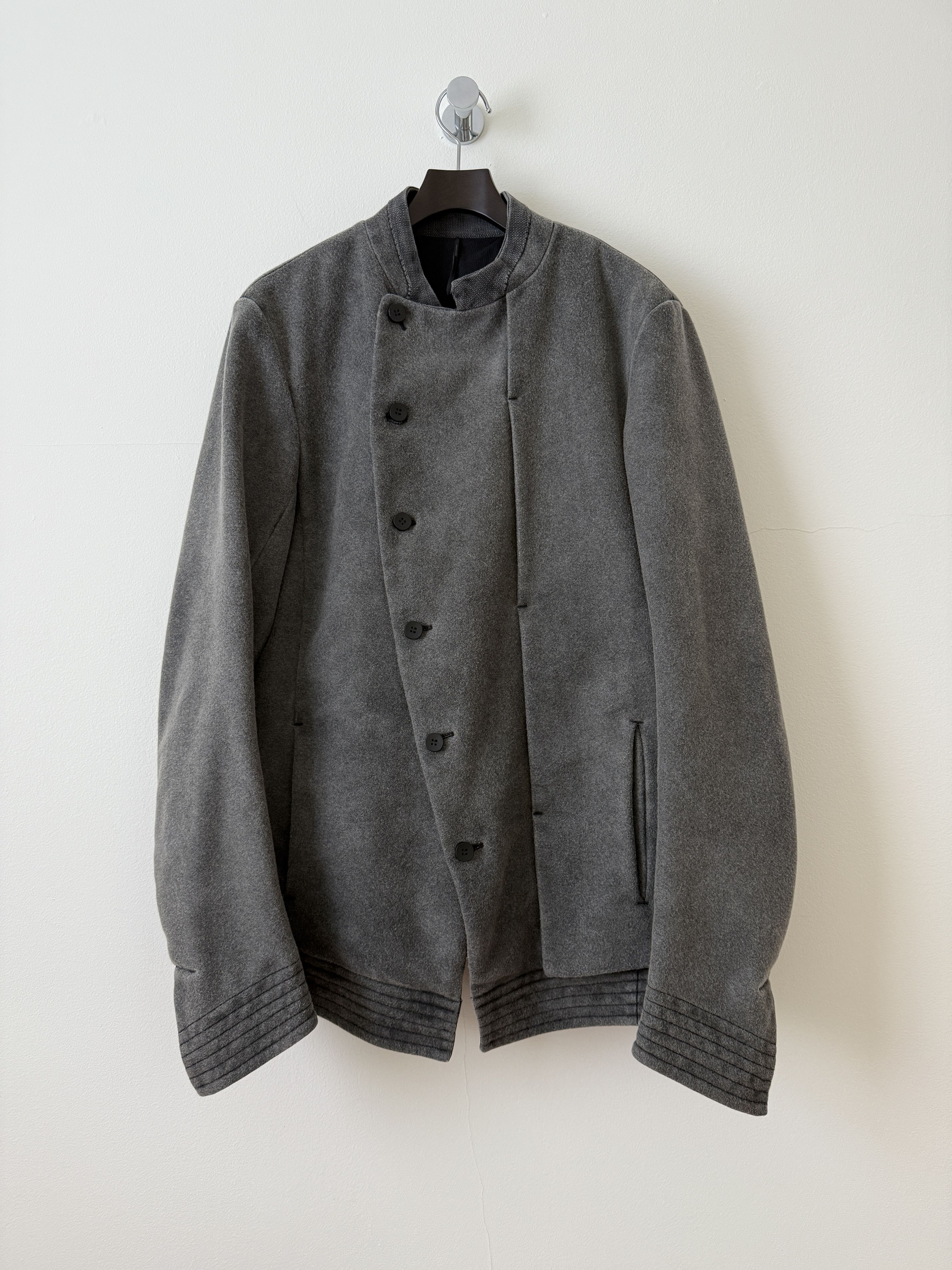 Masnada Wool Asymmetrical Peacoat Size US M / EU 48-50 / 2 - 1 Thumbnail