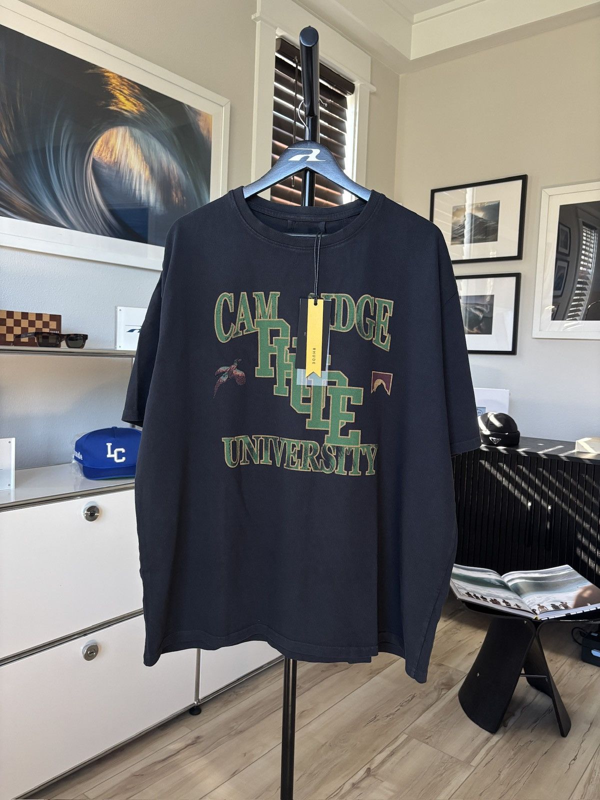 Rhude RHUDE | CAMBRIDGE UNIVERSITY GRAPHIC LOGO TEE Size US XXL / EU 58 / 5 - 3 Thumbnail