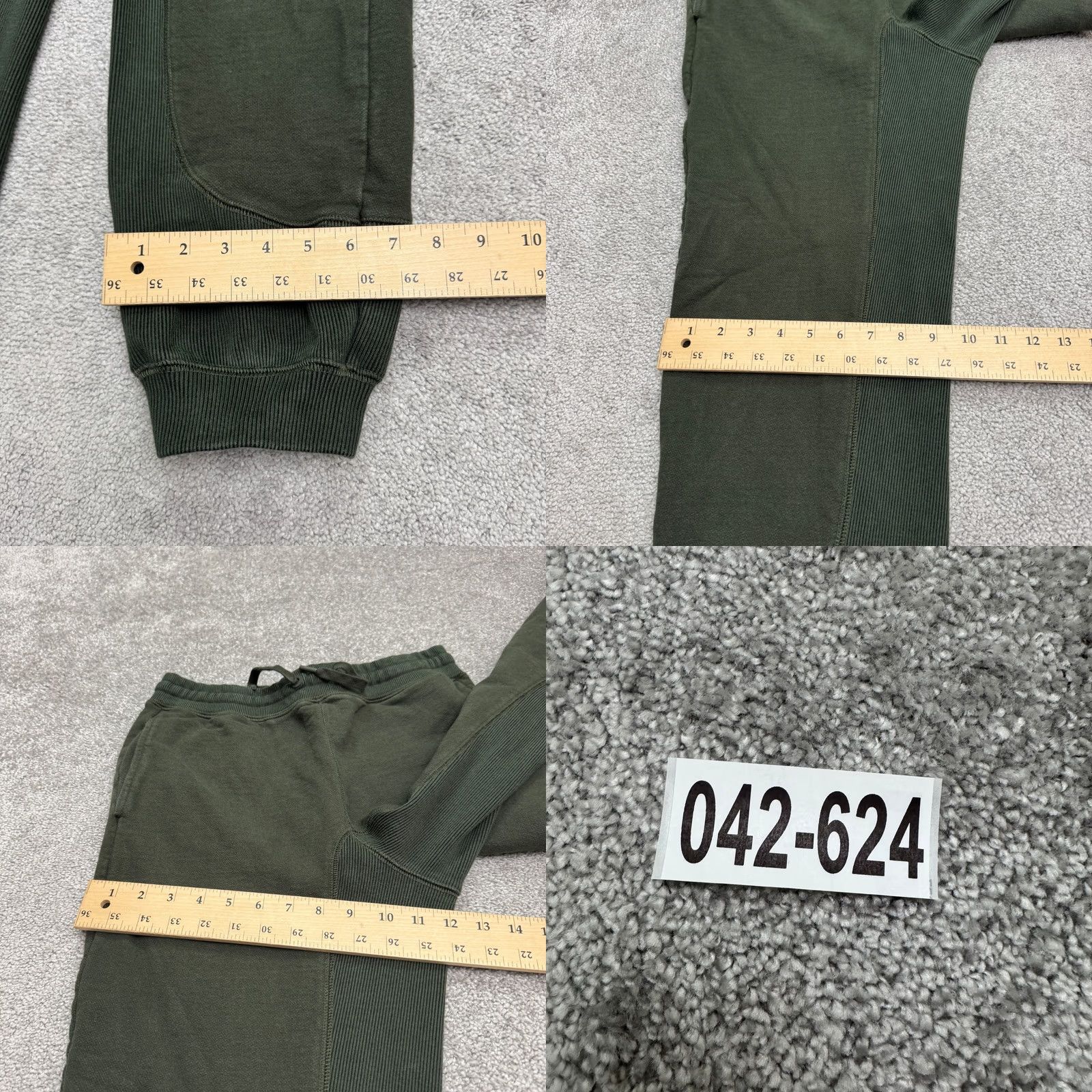 Vintage Cash App Jogger Sweatpants Mens Medium Green Casual Lounge Everyday Size US 31 - 10 Thumbnail