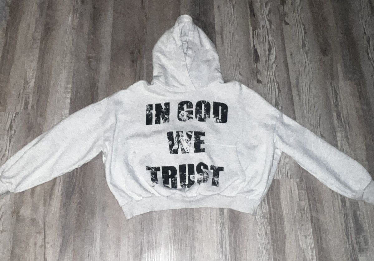 Vintage IN GOD WE TRUST HOODIE Size US M / EU 48-50 / 2 - 2 Thumbnail
