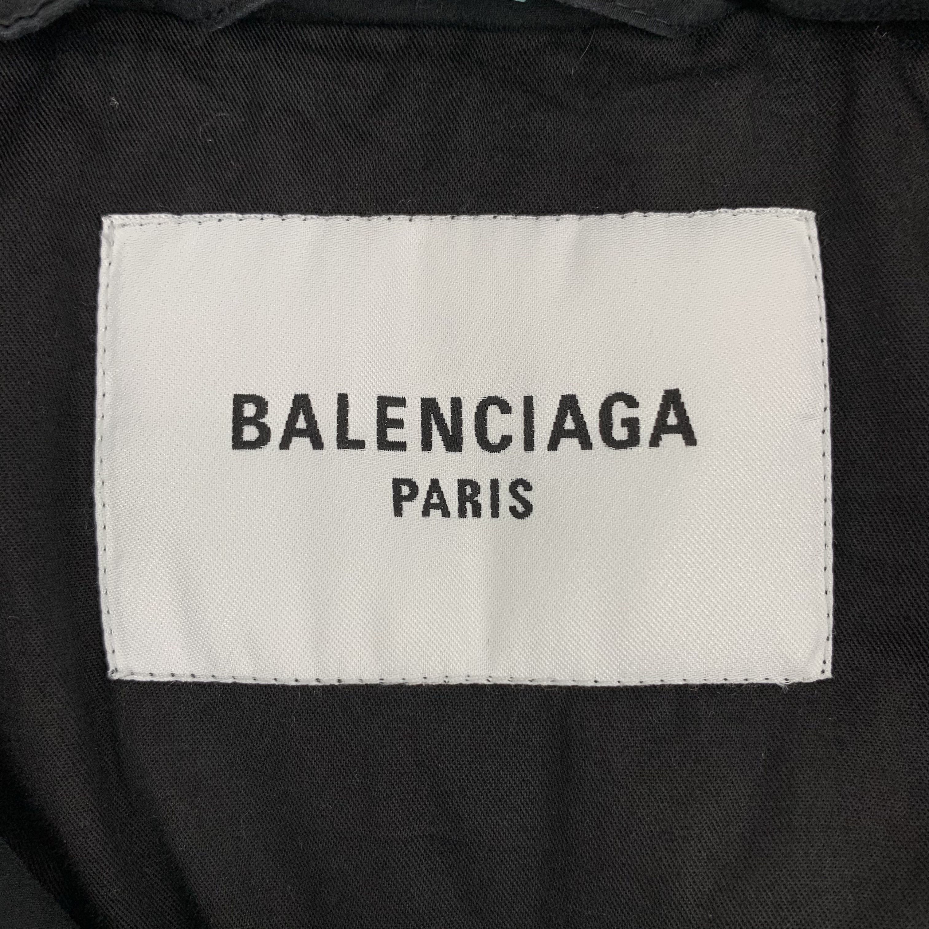 Balenciaga Balenciaga Logo Embroidered Jacket Black (S) Size US S / EU 44-46 / 1 - 3 Thumbnail
