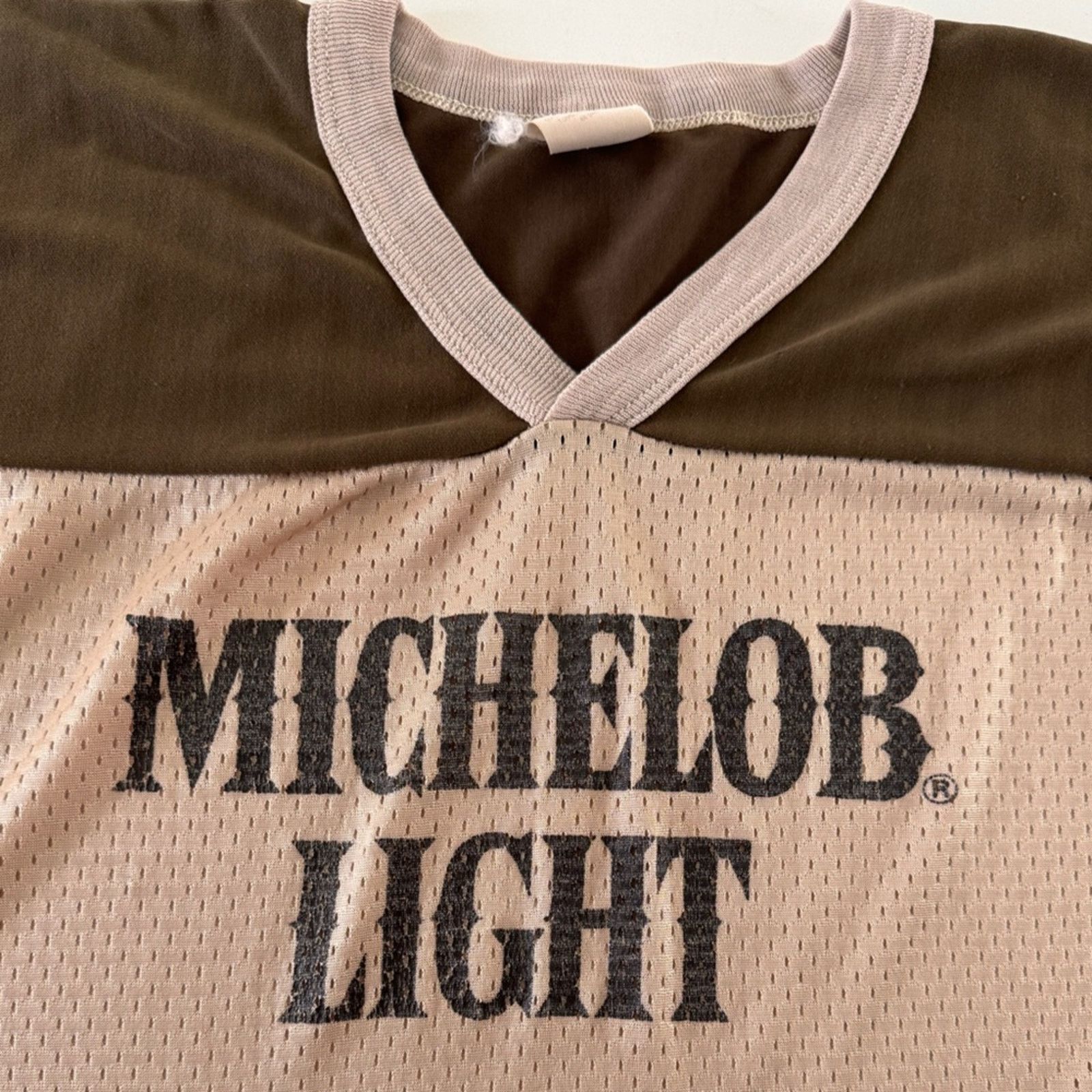 Vintage VTG Michelob Light T Shirt Size M / US 6-8 / IT 42-44 - 8 Thumbnail