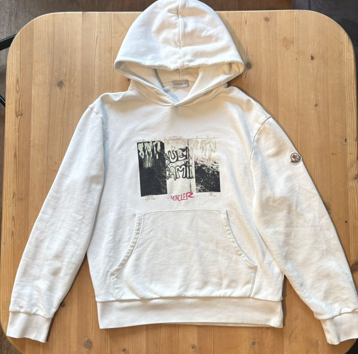 Moncler Moncler Maglia Girocollo Hoodie Size US L / EU 52-54 / 3 - 1 Thumbnail