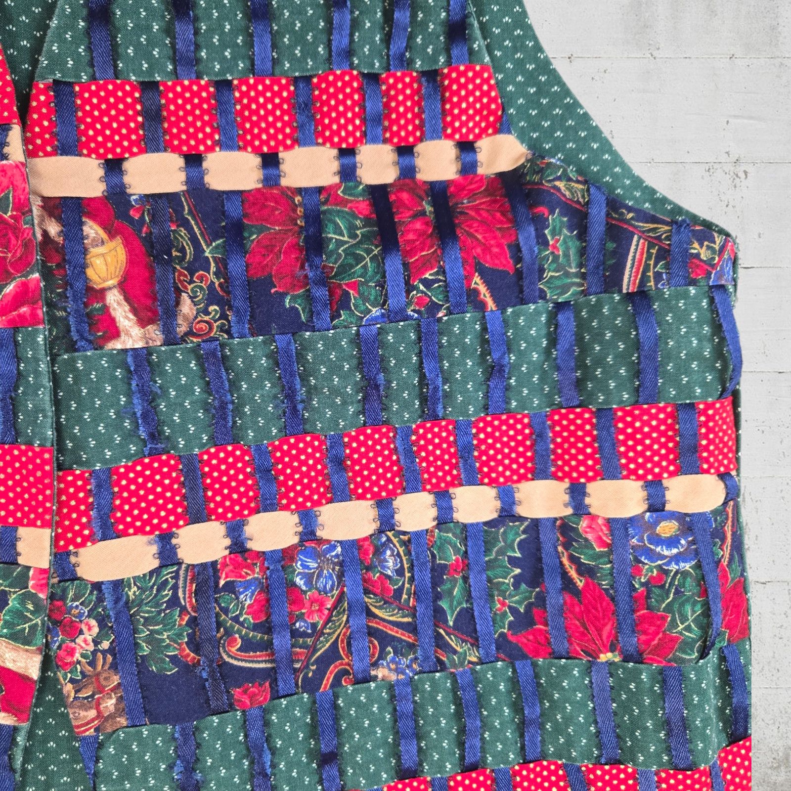 Handmade Vintage Handmade Christmas Open Vest Size Medium Size M / US 6-8 / IT 42-44 - 5 Thumbnail