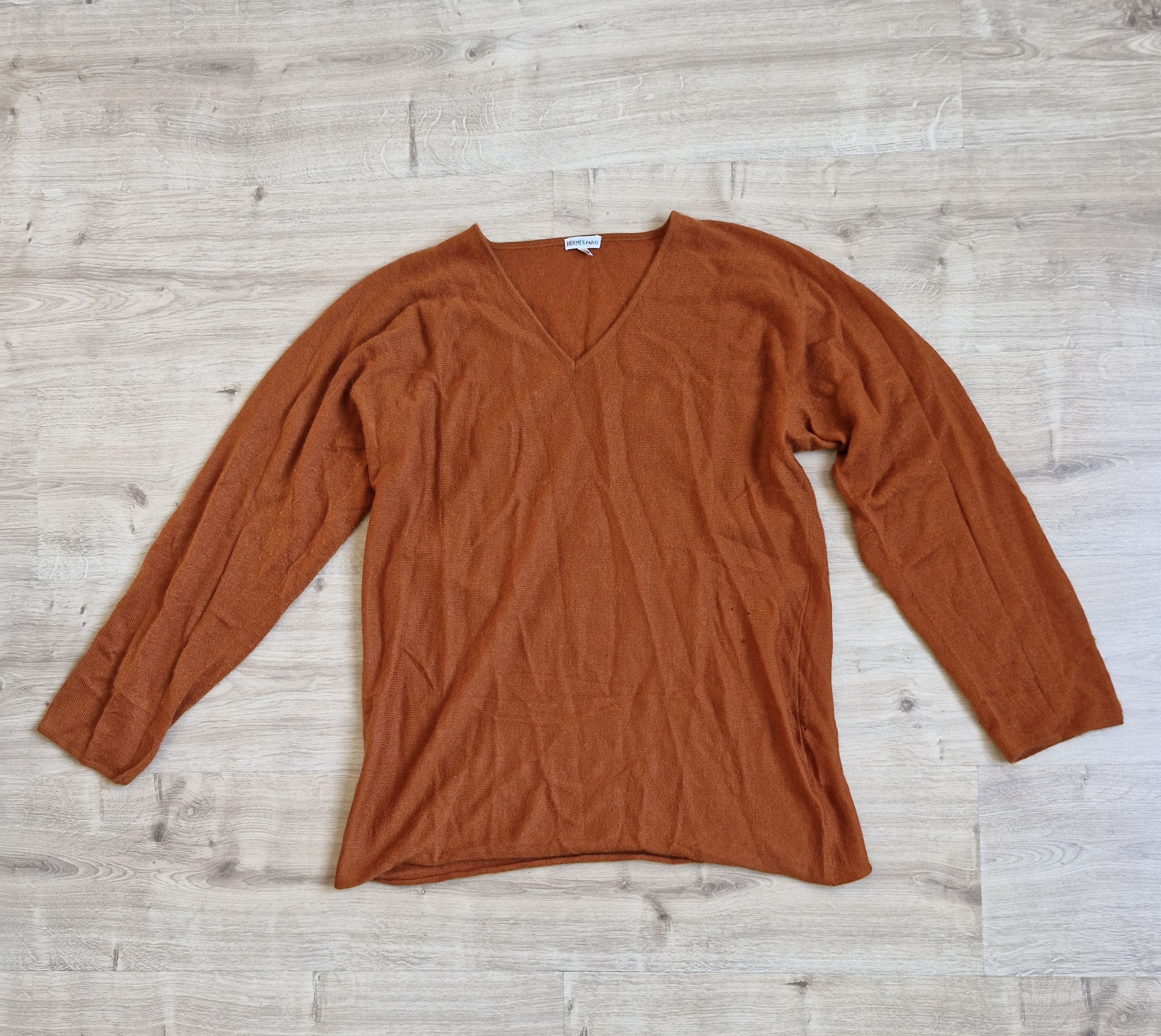 Hermes Hermes FW2002 Cashmere Sweater Size L / US 10 / IT 46 - 1 Thumbnail
