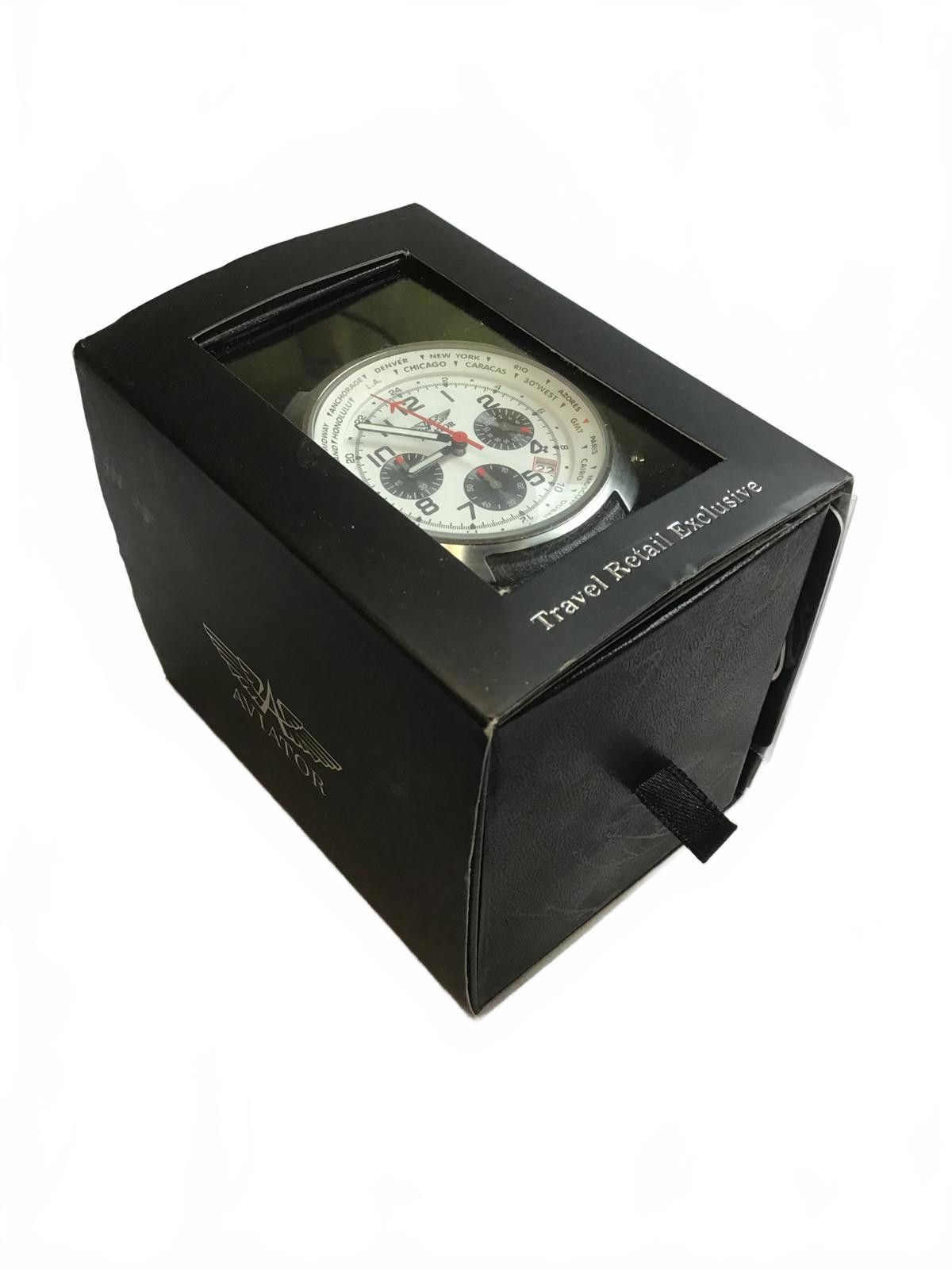 Aviator Nation Aviator Men's Analog Watch with World Time Chronograph Size ONE SIZE - 12 Thumbnail