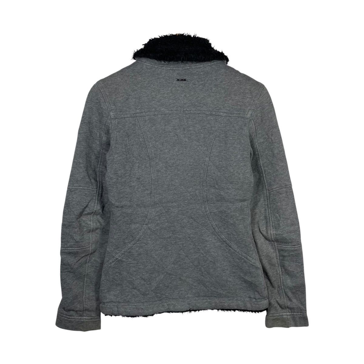 Diesel Vintage Diesel Sherpa Lined Zip Jacket Grey Size US XXS / EU 40 - 4 Thumbnail