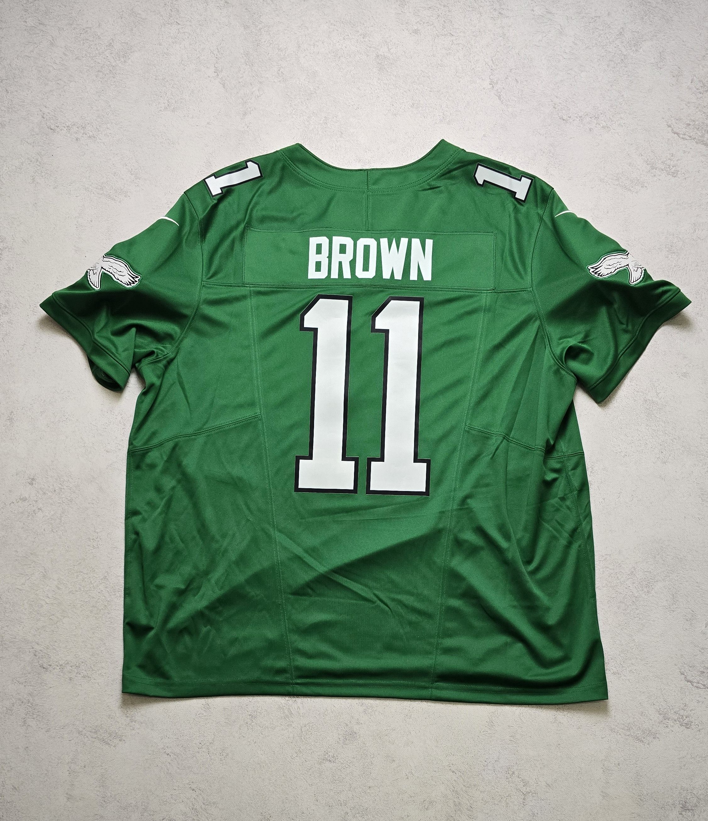 Nike Brown #11 Eagles Vapor FUSE Super Bowl LIX Champs Jersey XXL Size US XXL / EU 58 / 5 - 2 Thumbnail