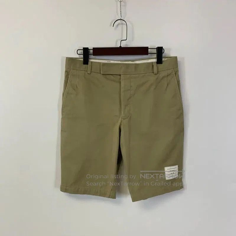 Thom Browne Thom Browne Khaki Men's Shorts . Size US 30 / EU 46 - 1 Thumbnail