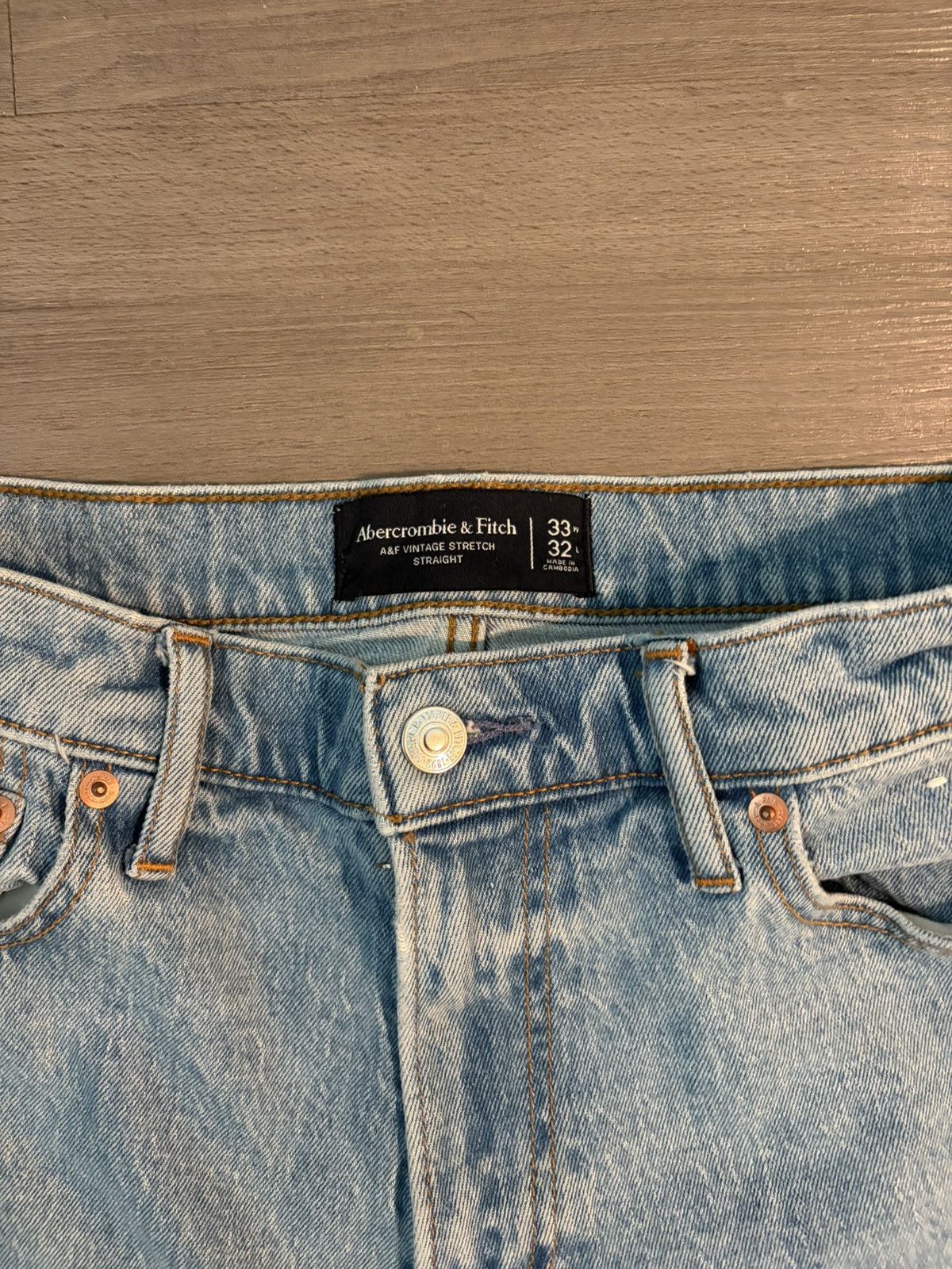 Abercrombie & Fitch Vintage Abercrombie & Fitch Denim Size US 33 - 2 Thumbnail