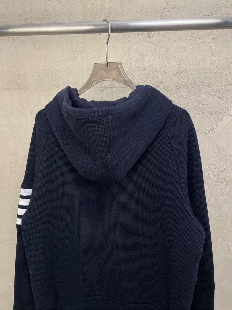 Thom Browne Thom browne Navy blue four-striped waffe zipper jacket 2504 Size US L / EU 52-54 / 3 - 4 Thumbnail