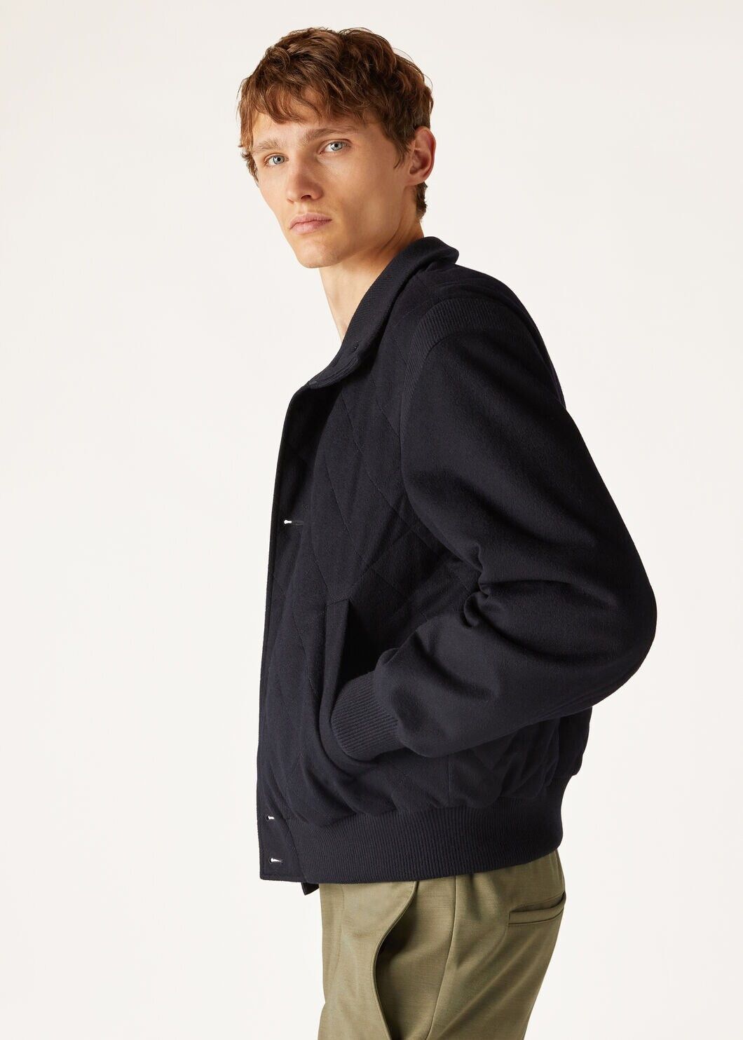 Loro Piana o1w1db10225 FAM7690 Bomber Jacket in Navy Blue Size US S / EU 44-46 / 1 - 2 Thumbnail