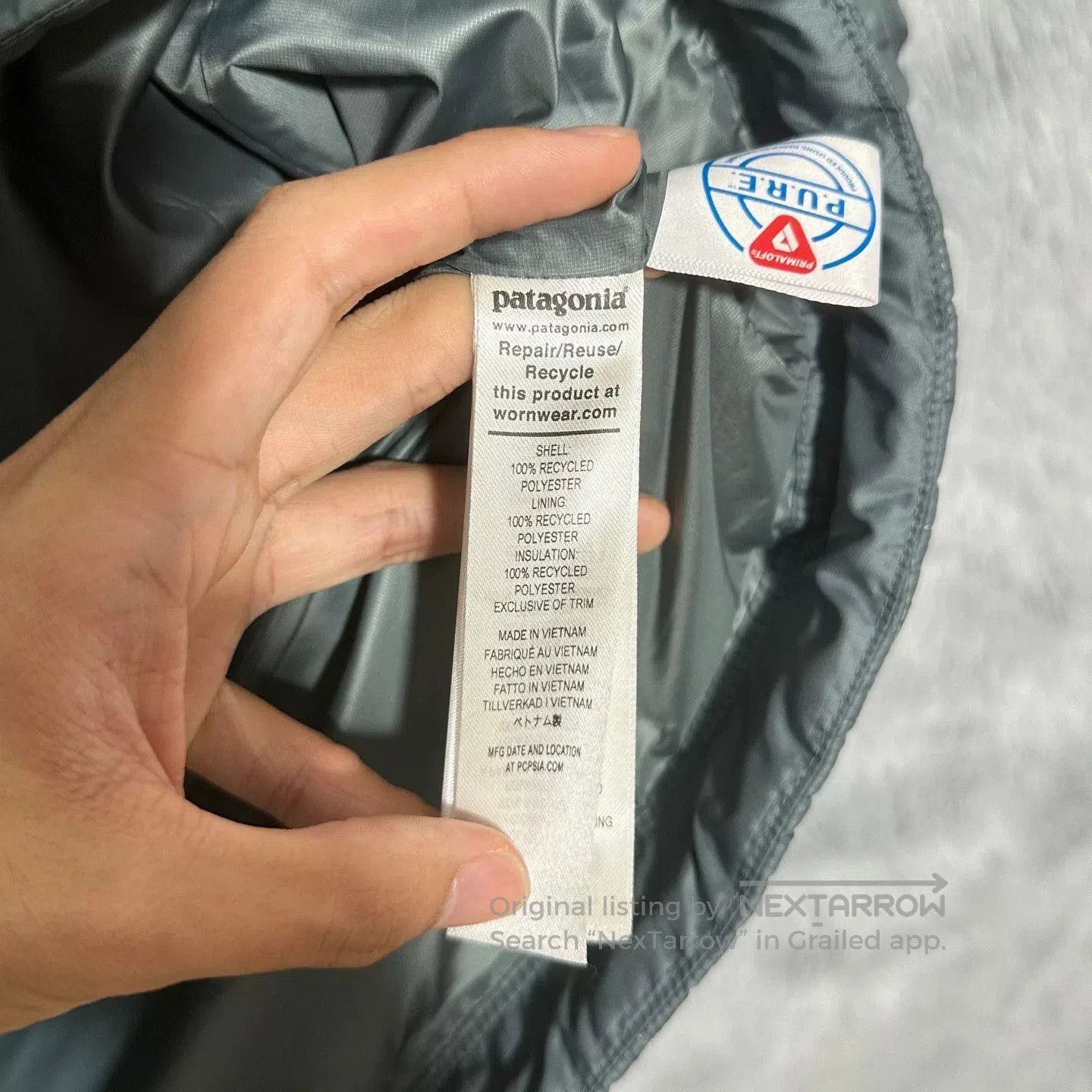 Patagonia Patagonia Nano Puff Cotton Vest M Aviation Gray. Size US M / EU 48-50 / 2 - 6 Thumbnail