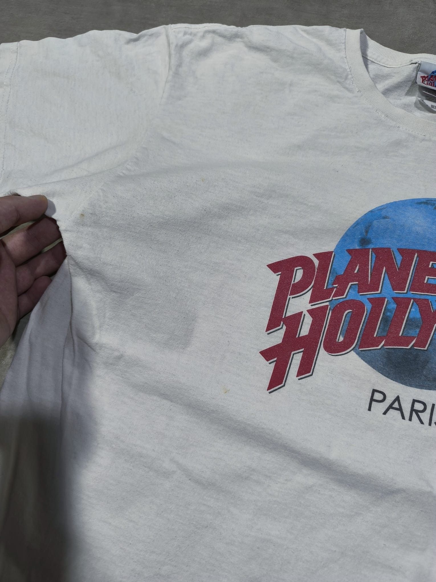 Planet Hollywood trashed vintage 1998 planet Hollywood Paris Balenciaga Style Size US L / EU 52-54 / 3 - 4 Thumbnail