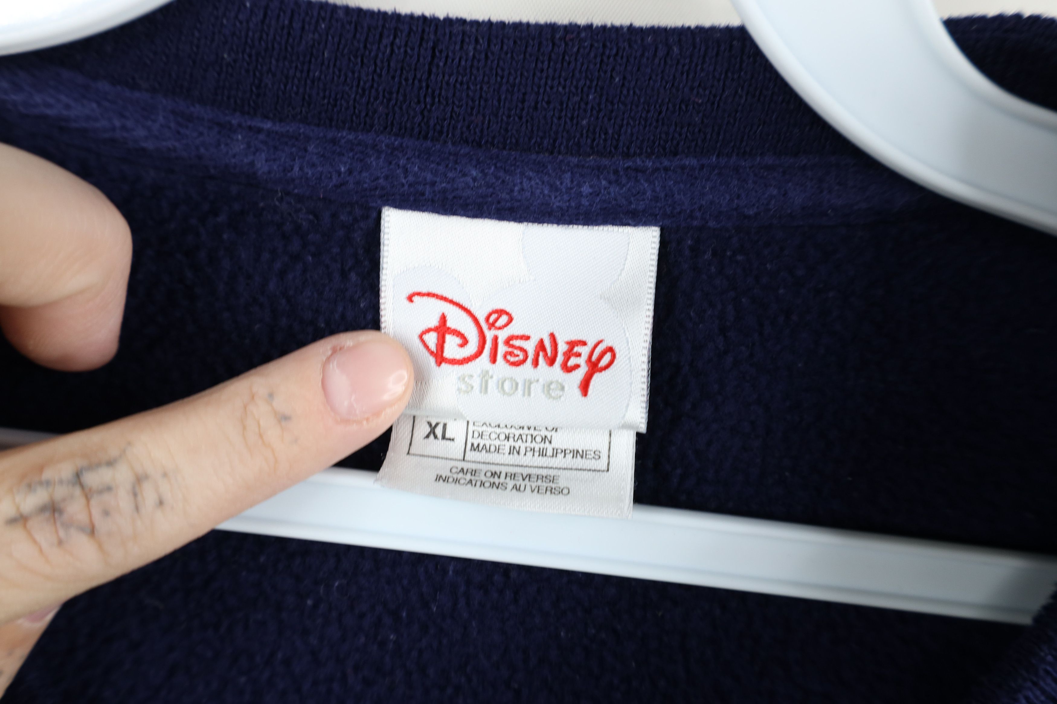 Vintage Vintage 90s Winnie the Pooh Fleece Crewneck Sweatshirt Blue Size XL / US 12-14 / IT 48-50 - 8 Thumbnail