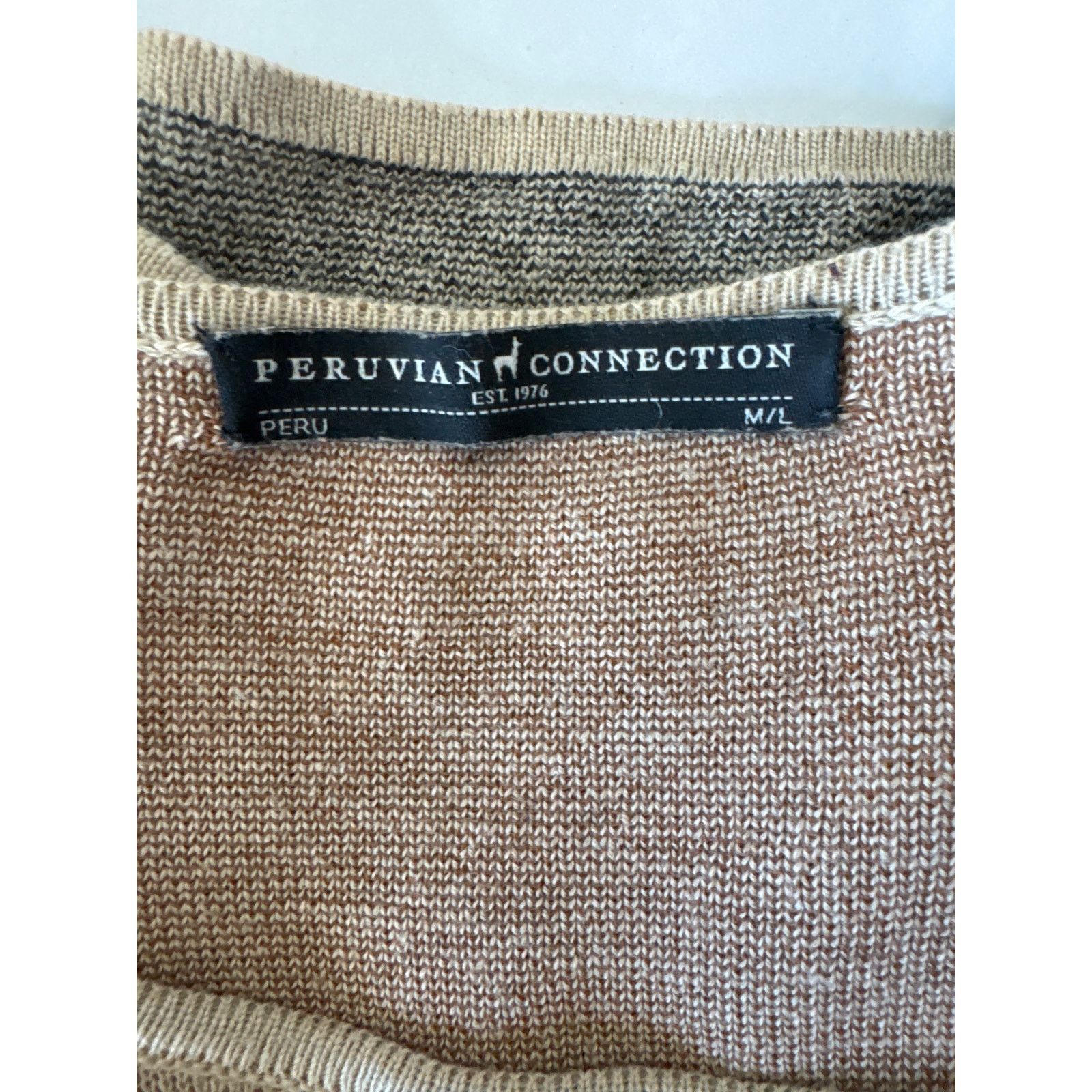 Other PERUVIAN CONNECTION Chiclayo Tunic in SAND 100% Pima Cotton Size M / US 6-8 / IT 42-44 - 7 Thumbnail