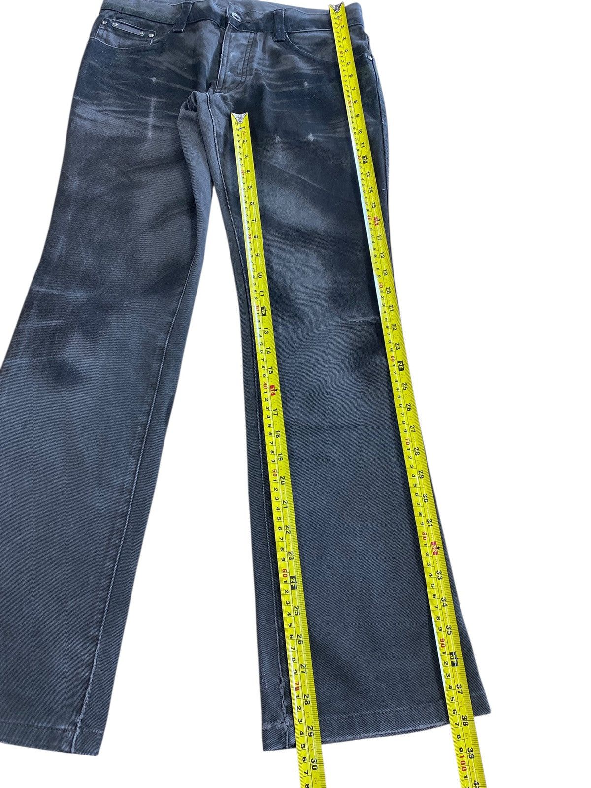 Japanese Brand Japanese Brand Whiskered High Waist Flare Style Jeans Size US 30 / EU 46 - 8 Thumbnail