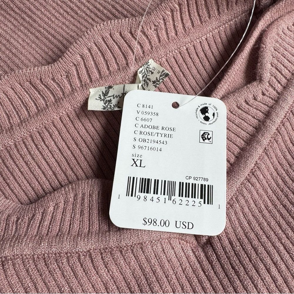 Free People NWT New $98 Free People It Girl Dusty Rose Bodysuit Size XL Size XL / US 12-14 / IT 48-50 - 7 Thumbnail