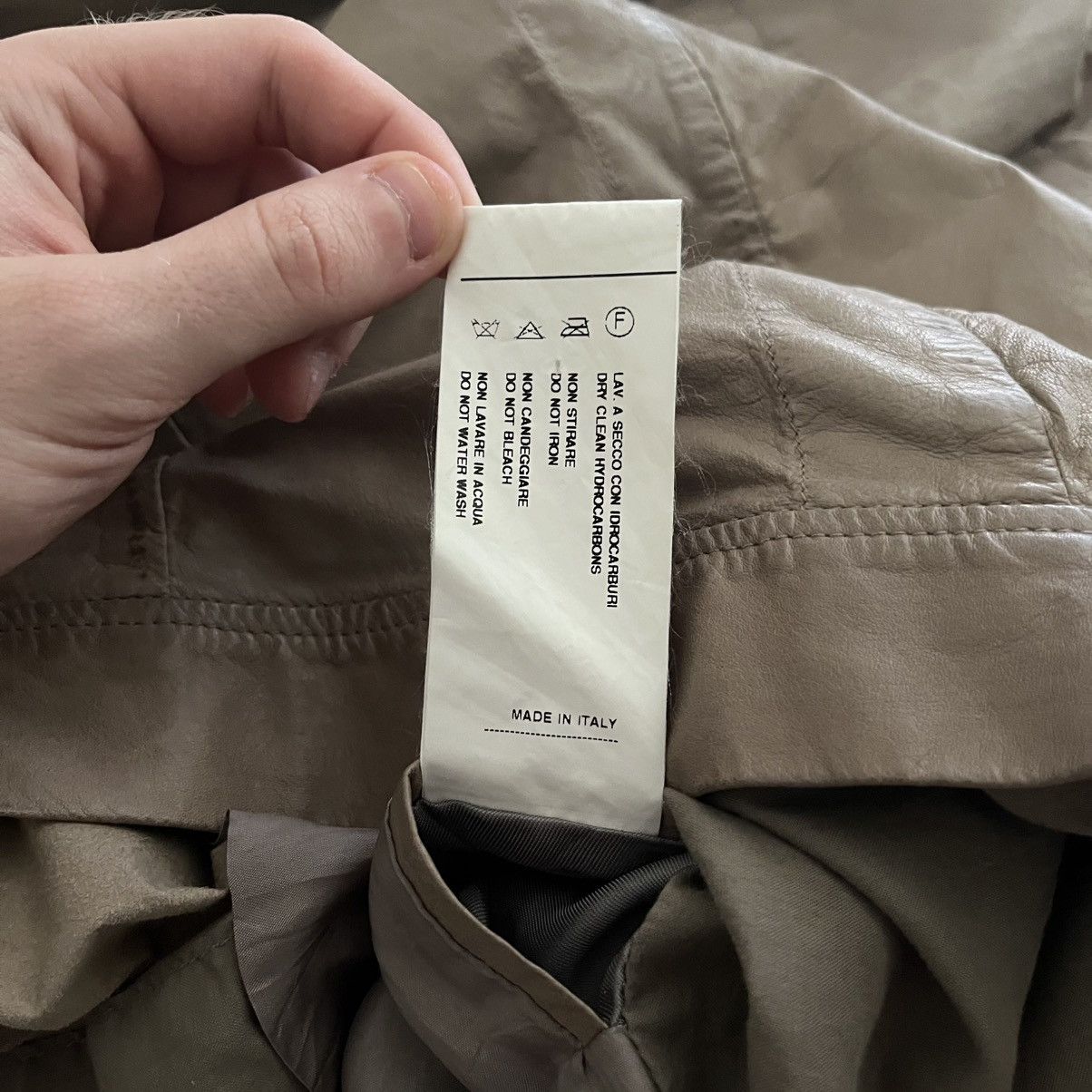 Rick Owens Rick Owens SS04 Kangaroo Leather Bomber Jacket Dust | L Size US L / EU 52-54 / 3 - 11 Thumbnail