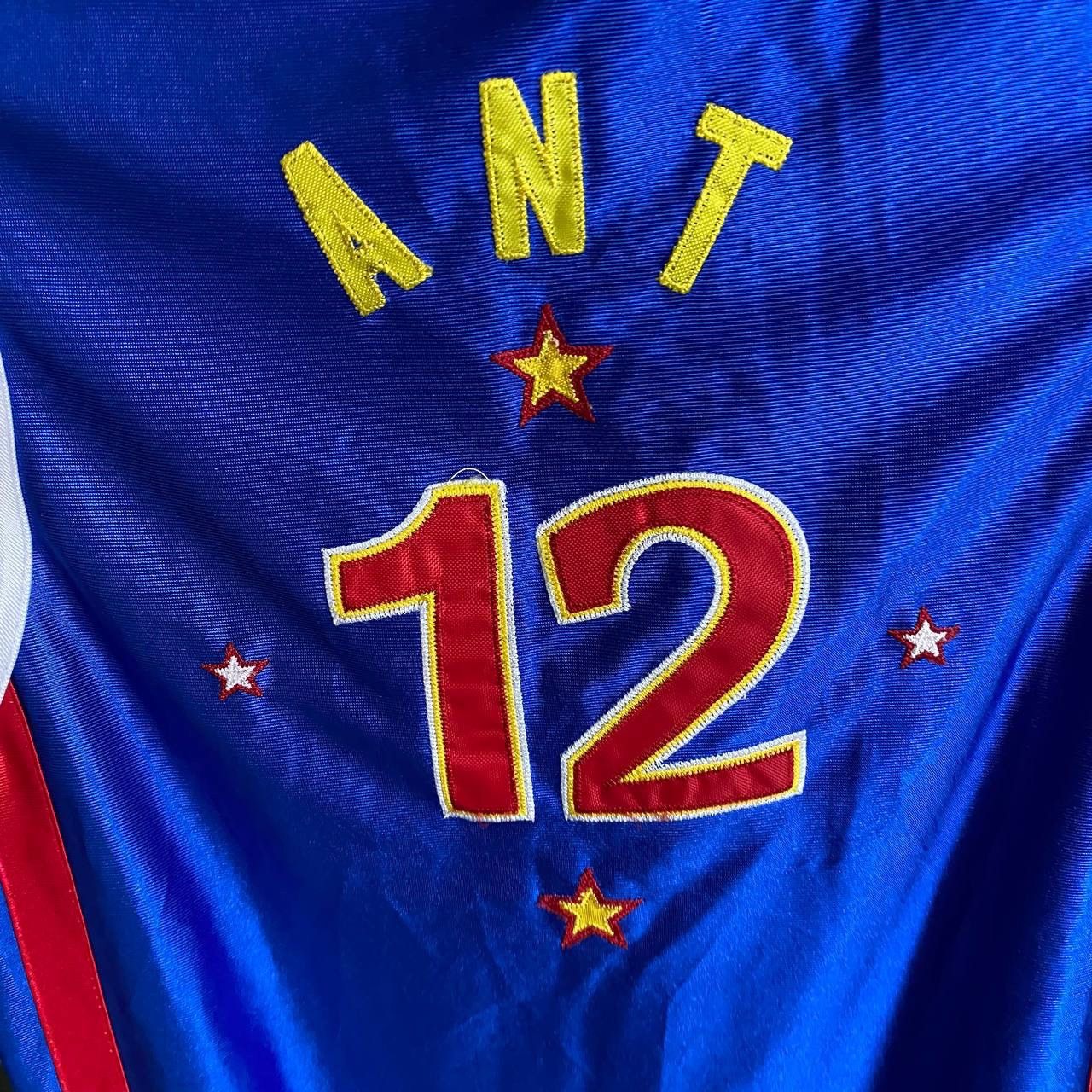 Harlem Globetrotters Vintage Harlem Globetrotters 12 ANT big logo basketball tee Size US L / EU 52-54 / 3 - 9 Thumbnail