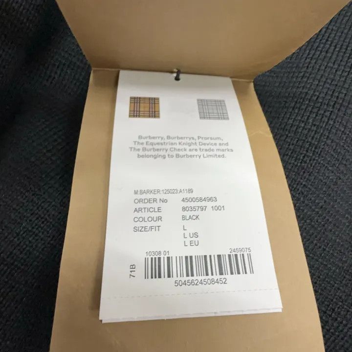 Other Burberry Burberry Hooded Wool Pullover Sweatshirt for Men- Size US L / EU 52-54 / 3 - 8 Thumbnail