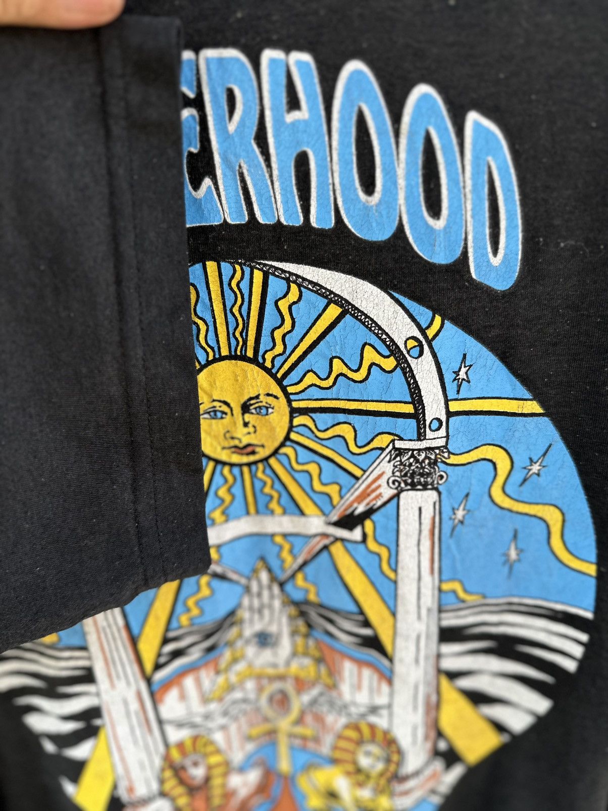 Ron Jon Surf Shop Thrashed Vintage 90s Brotherhood Surf Australia Faded Tee Size US XXL / EU 58 / 5 - 8 Thumbnail