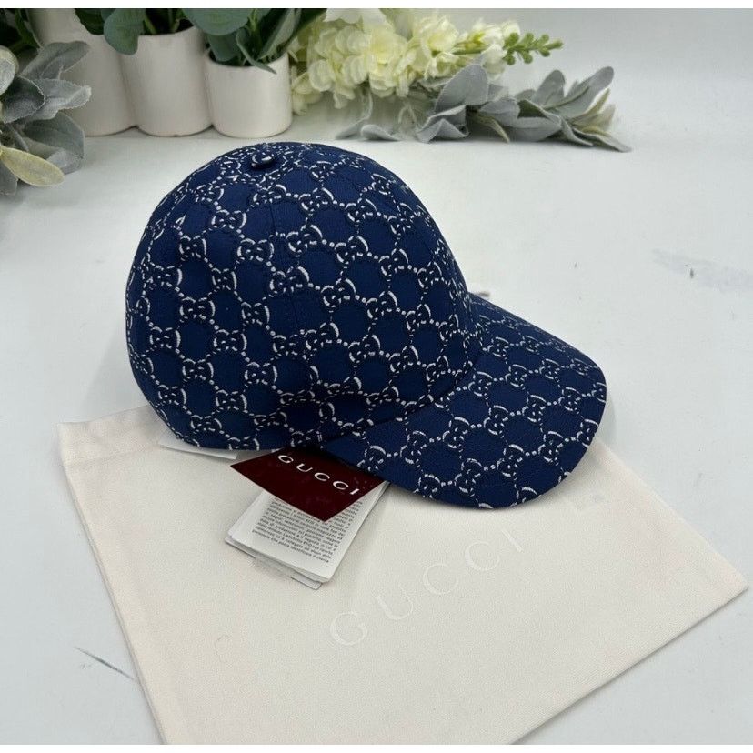 Gucci Men's Gucci, blue shadow GG adjustable baseball camp size m Size ONE SIZE - 11 Thumbnail