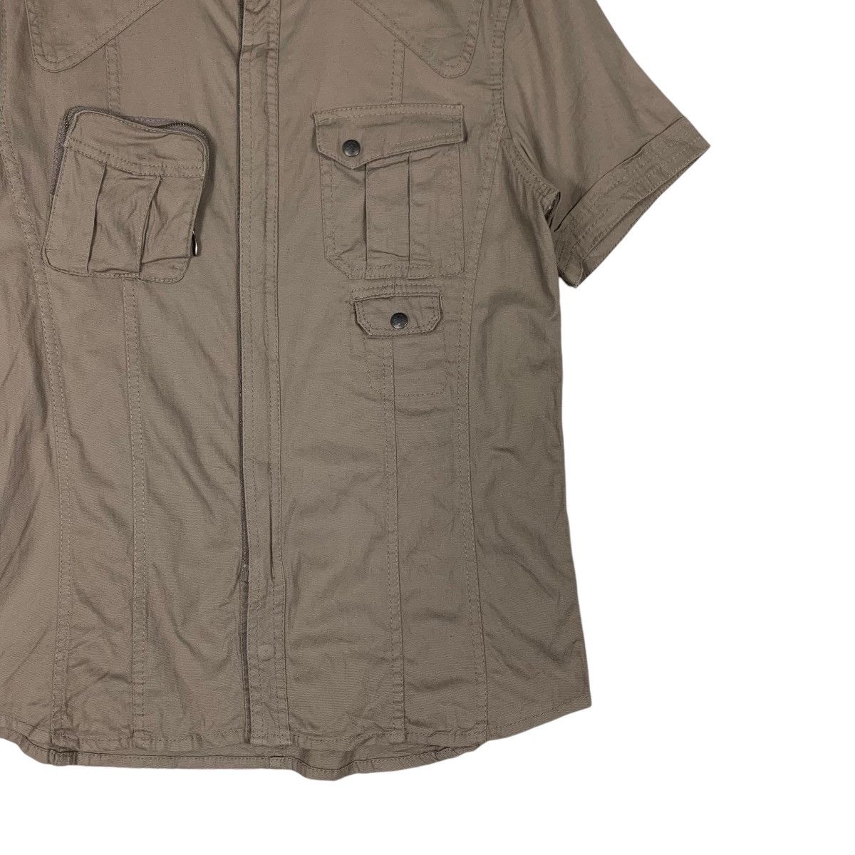 HIDEAWAYS HIDEAWAYS Nicole Short Sleeve Zipper Jacket #1374-C62 Size US S / EU 44-46 / 1 - 4 Thumbnail