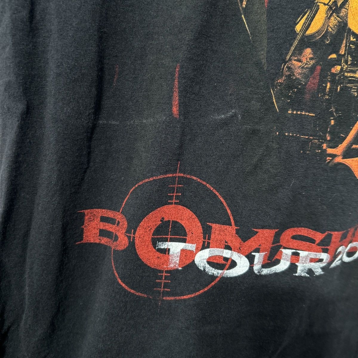 Delta Vintage Bomshel 2006 Graphic Tshirt Size Large - "Bradley" Size L / US 10 / IT 46 - 10 Thumbnail