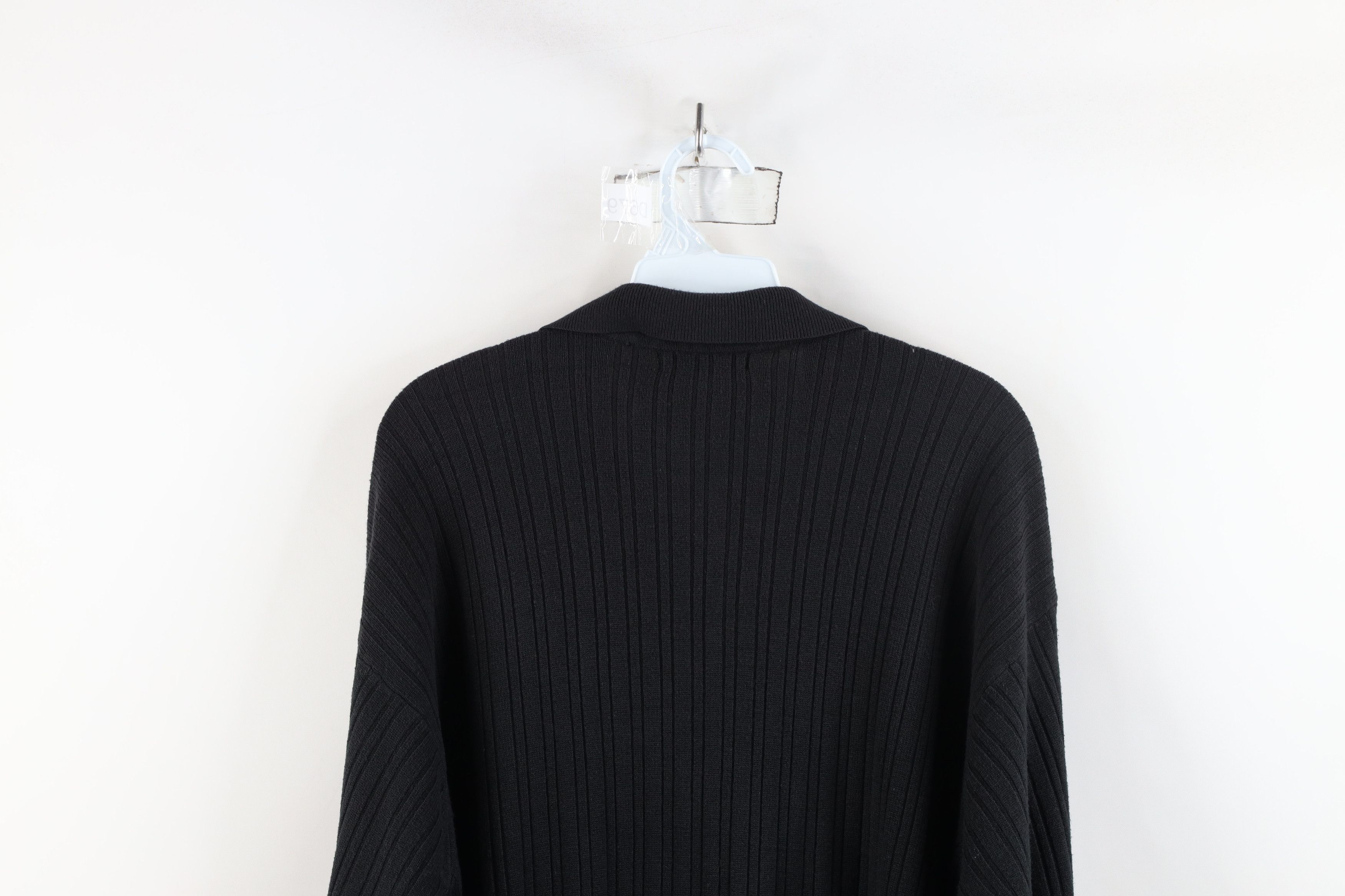 Vintage Vintage 90s Streetwear Soft Cable Knit Collared Sweater Size US L / EU 52-54 / 3 - 10 Thumbnail