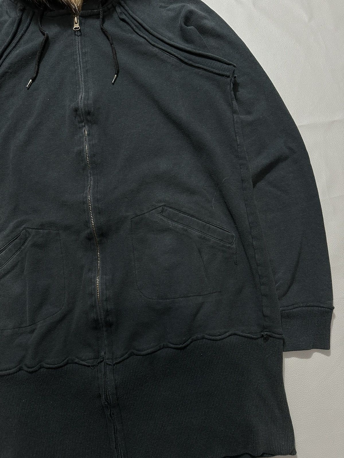Le Grande Bleu (L.G.B.) DISTRESSED WORLDWIDE Zip Fur Hoodie IfSixWasNine LGB STYLE Size US S / EU 44-46 / 1 - 4 Thumbnail