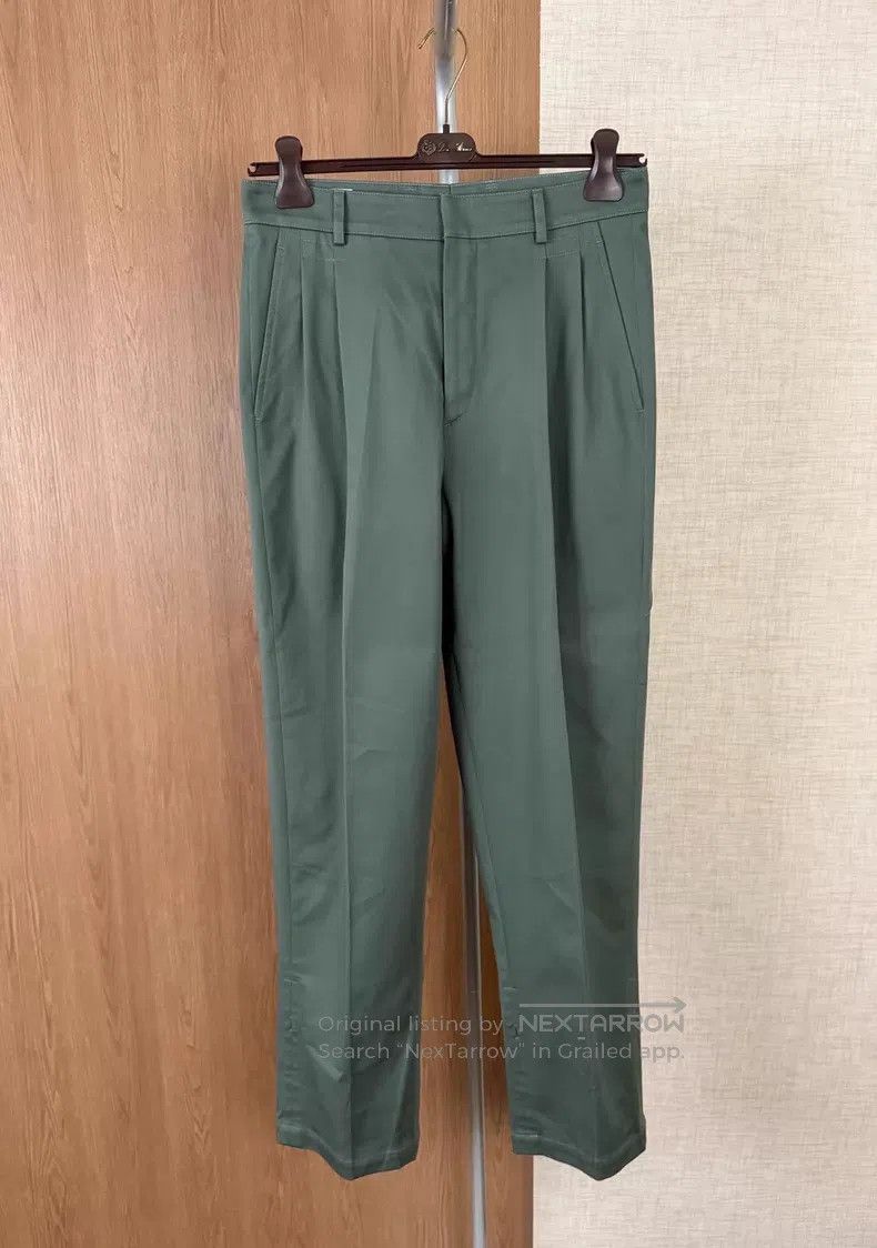 Hermes Hermes Men's casual pants made of gabardine for spring and Size US 40 / EU 56 - 1 Thumbnail