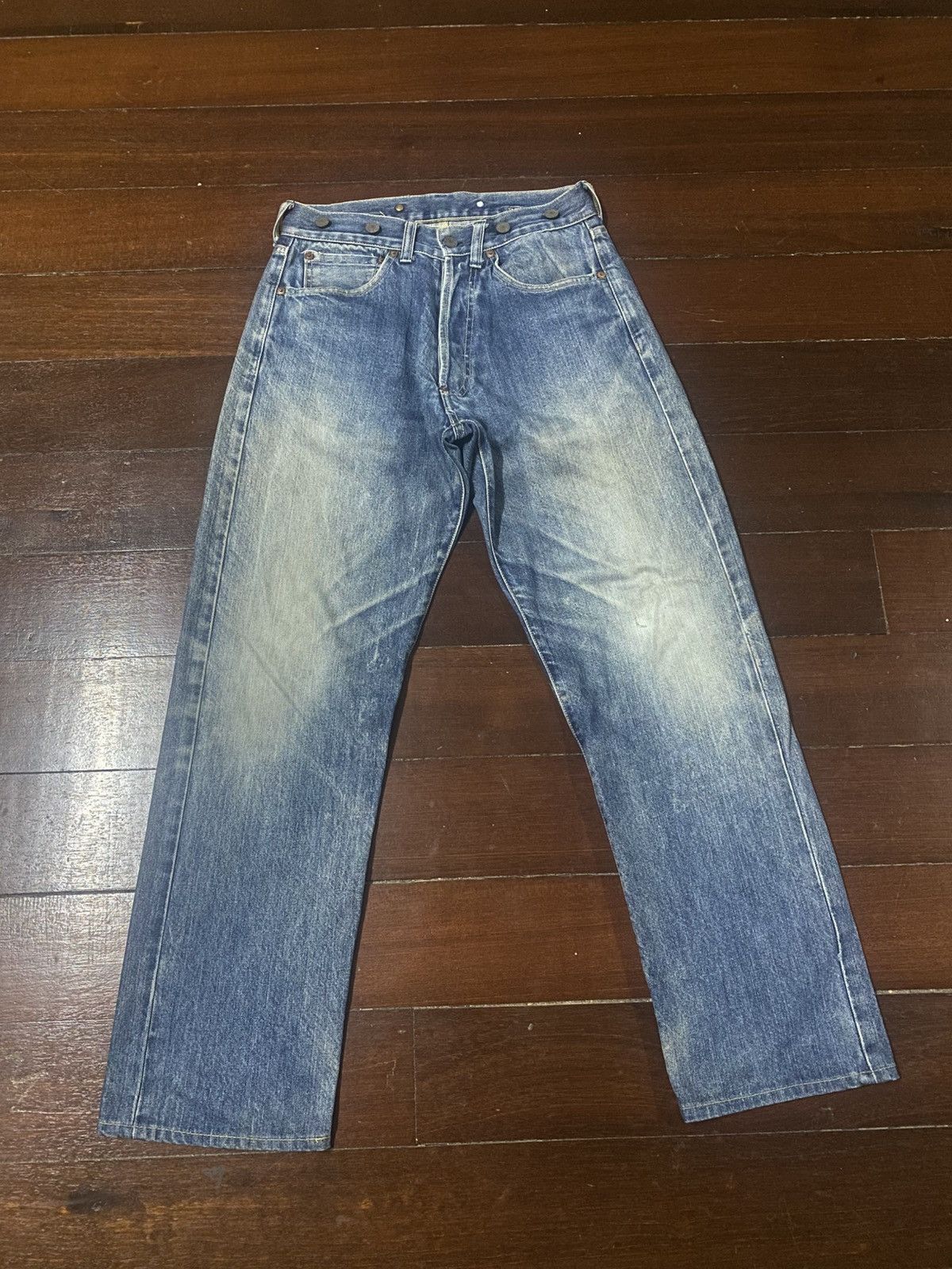 Kapital Vintage Studio D'artisan Selvedge Denim buckle back mud wash Size US 30 / EU 46 - 1 Thumbnail