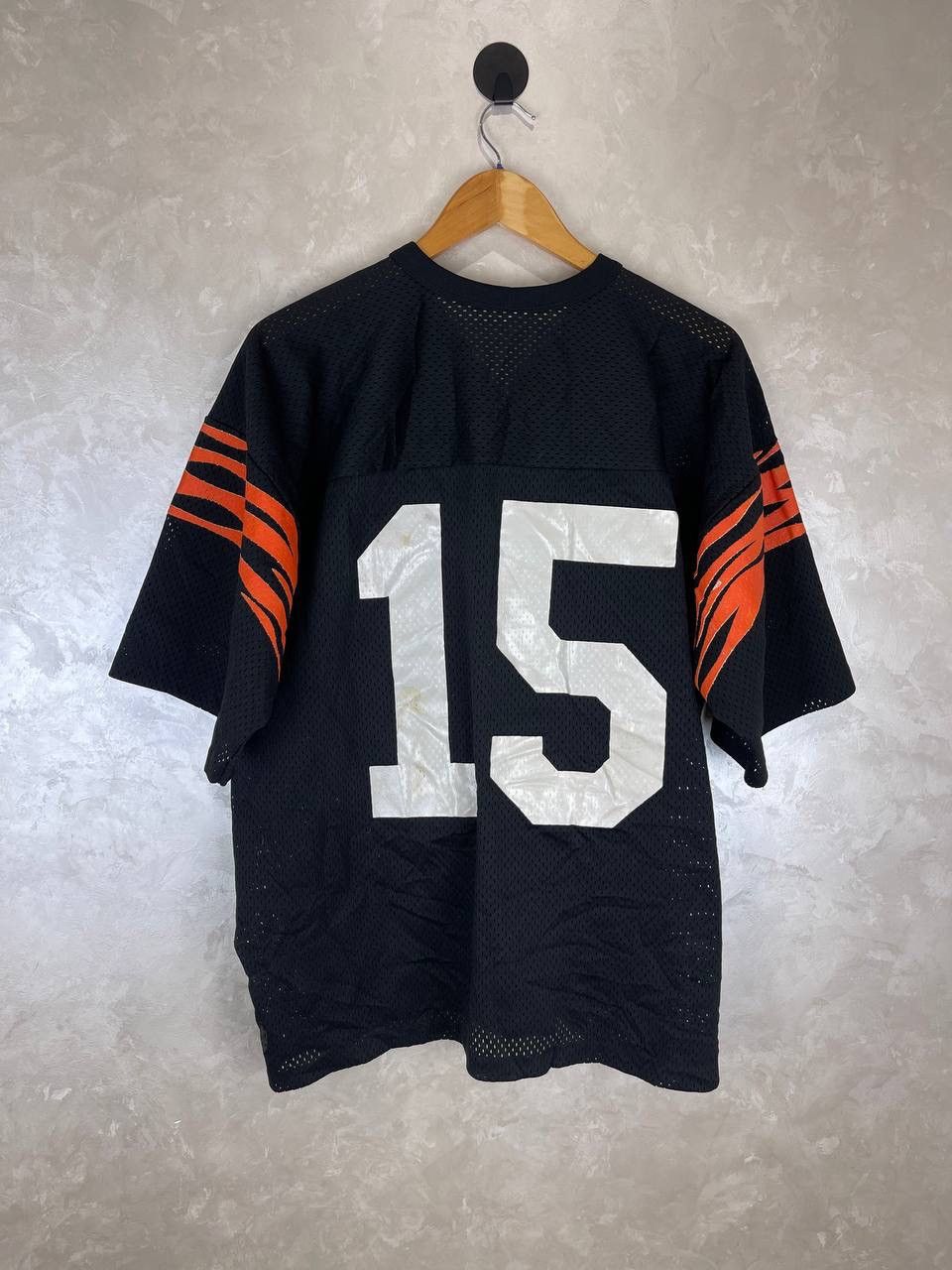 Logo 7 Vintage Logo 7 NFL Jersey #15 Black Mesh USA Size XL 50-52 Size US L / EU 52-54 / 3 - 5 Thumbnail
