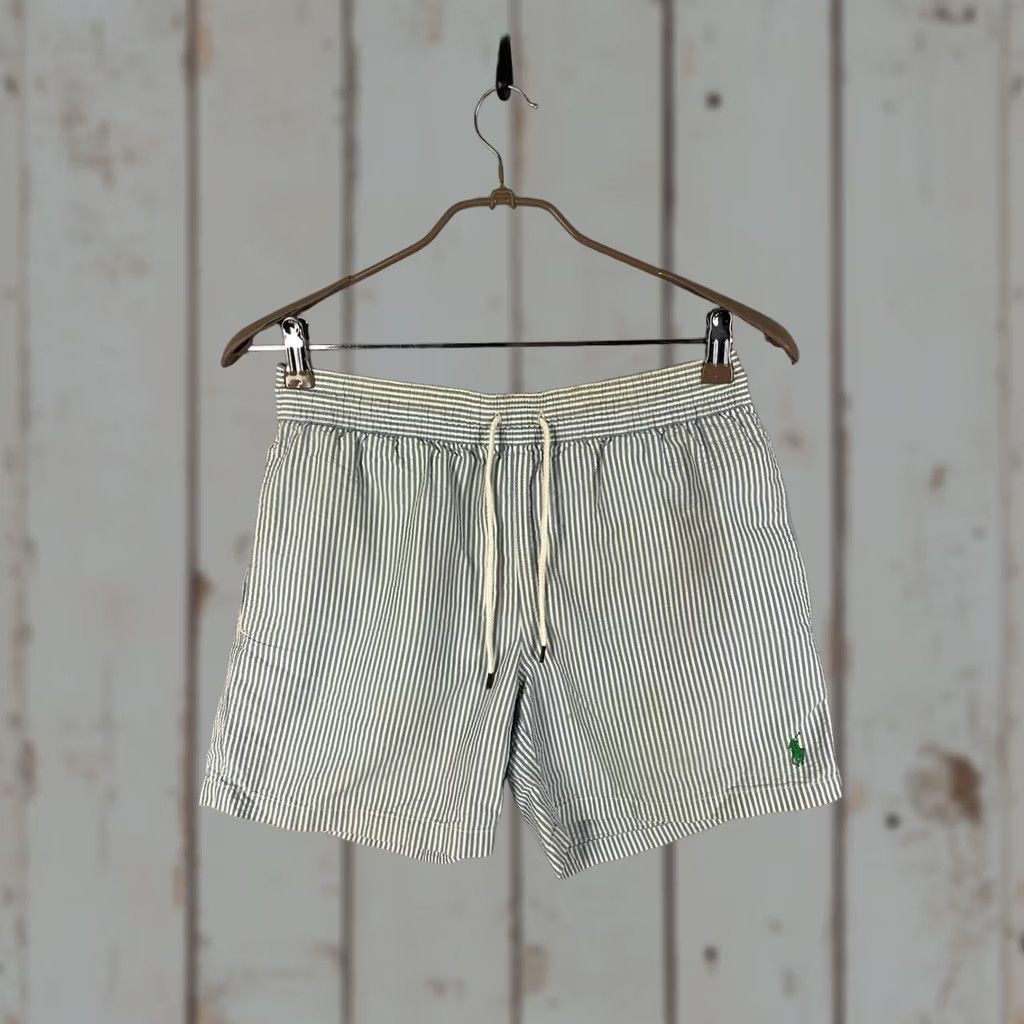 Polo Ralph Lauren Polo Ralph Lauren Mens Mini Shorts XS Blue White Striped Elastic Waist Size US XS / EU 42 / 0 - 1 Thumbnail