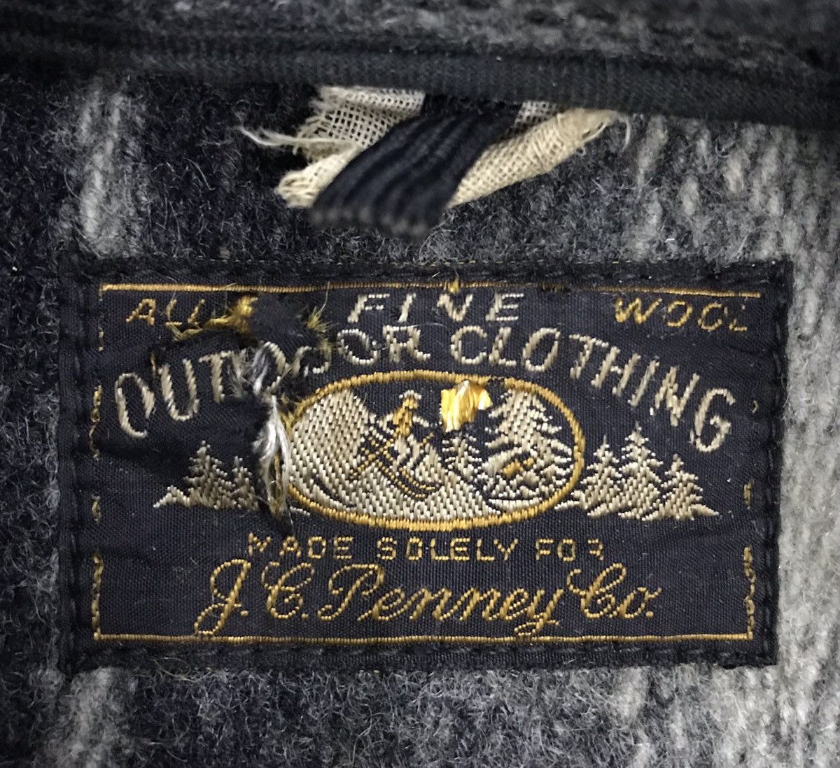 JCPenney × Vintage Vintage J.C.PENNY Wool Jacket Size US L / EU 52-54 / 3 - 17 Thumbnail